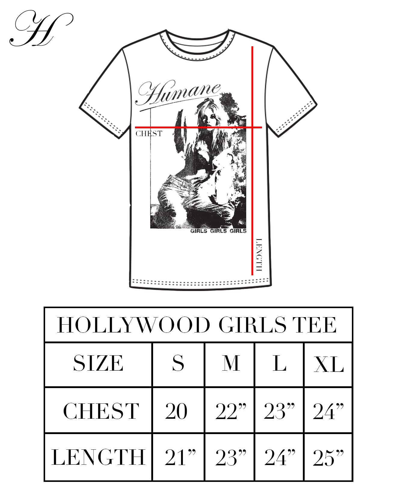 Hollywood Girls Tee