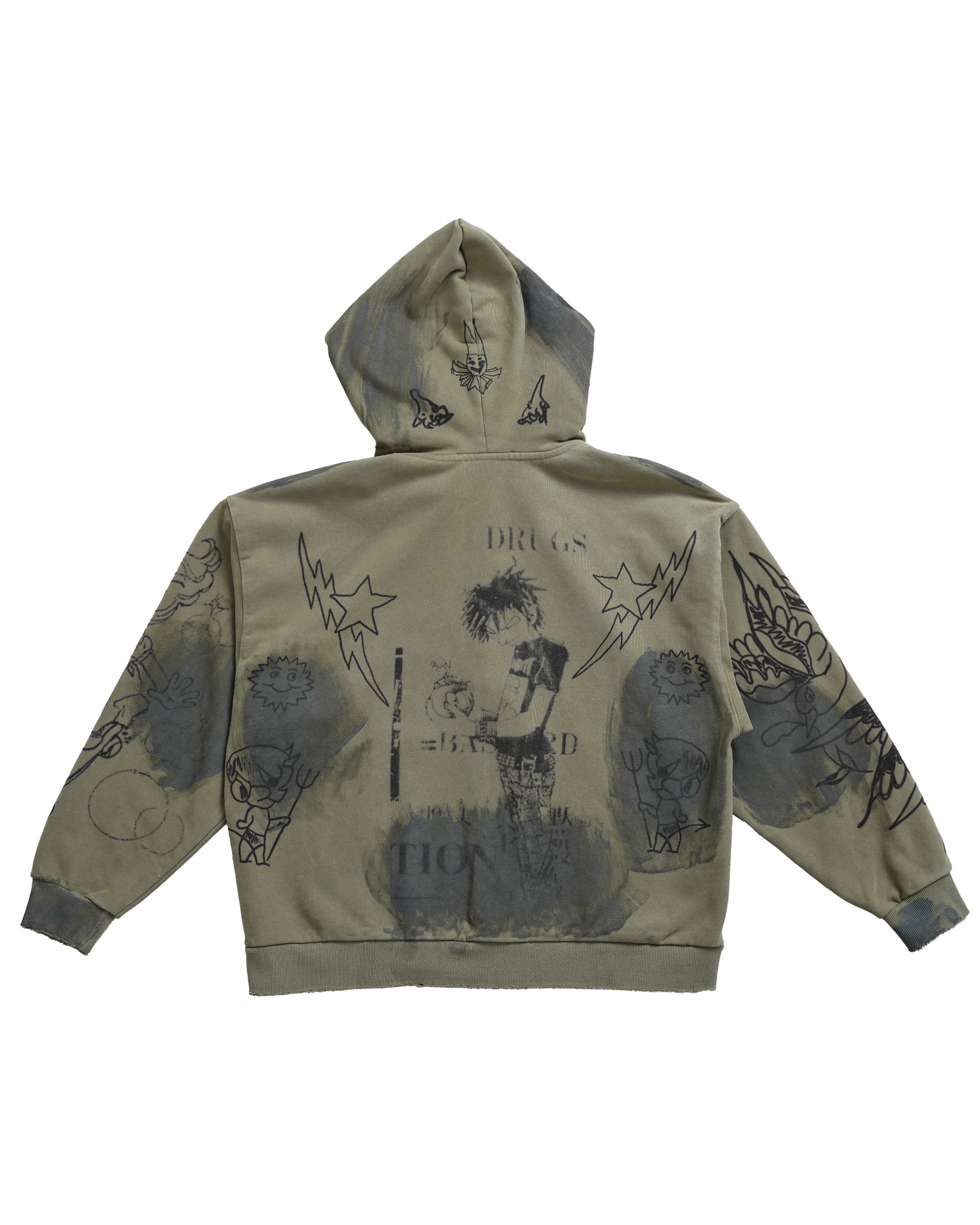 Second Skin Hoodie in Grunge