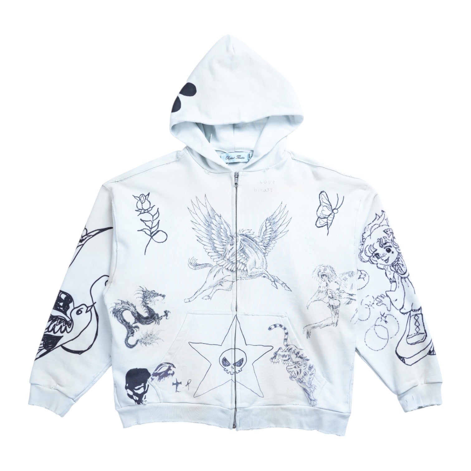 Second Skin Hoodie in Dove