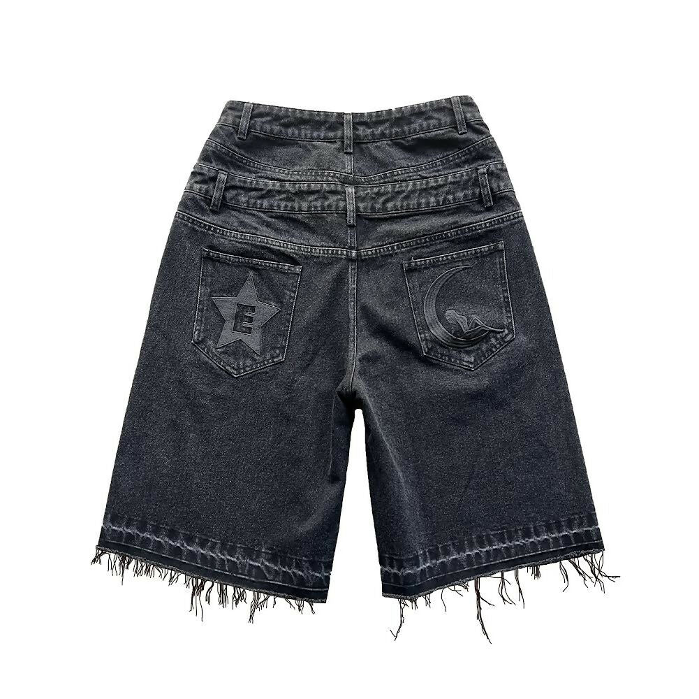 Shadow Fall Double Waisted Jorts