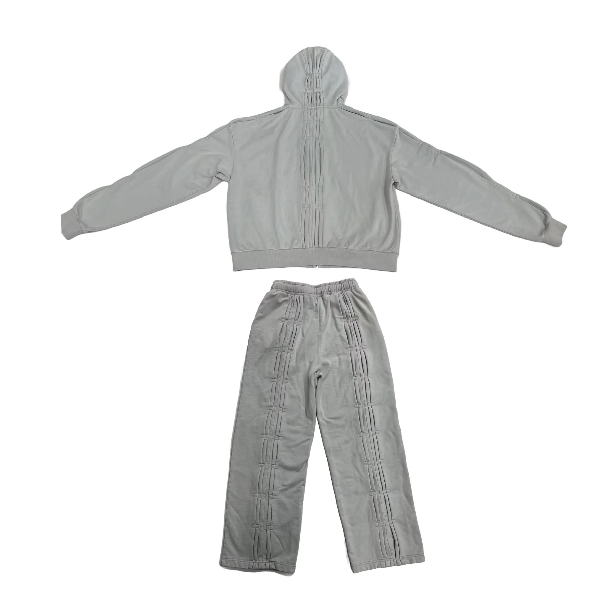 INFINITY PLEAT SWEATSUIT GREY