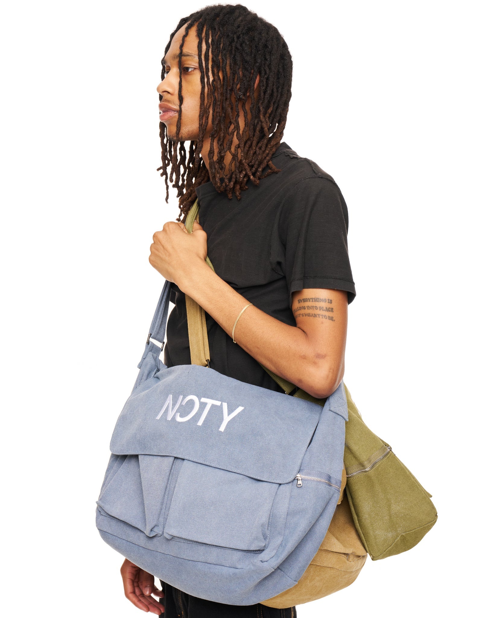 'FYS' Canvas Messenger Bags