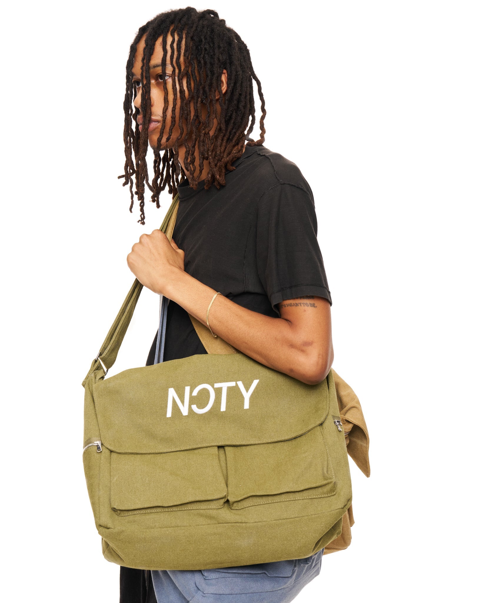 'FYS' Canvas Messenger Bags