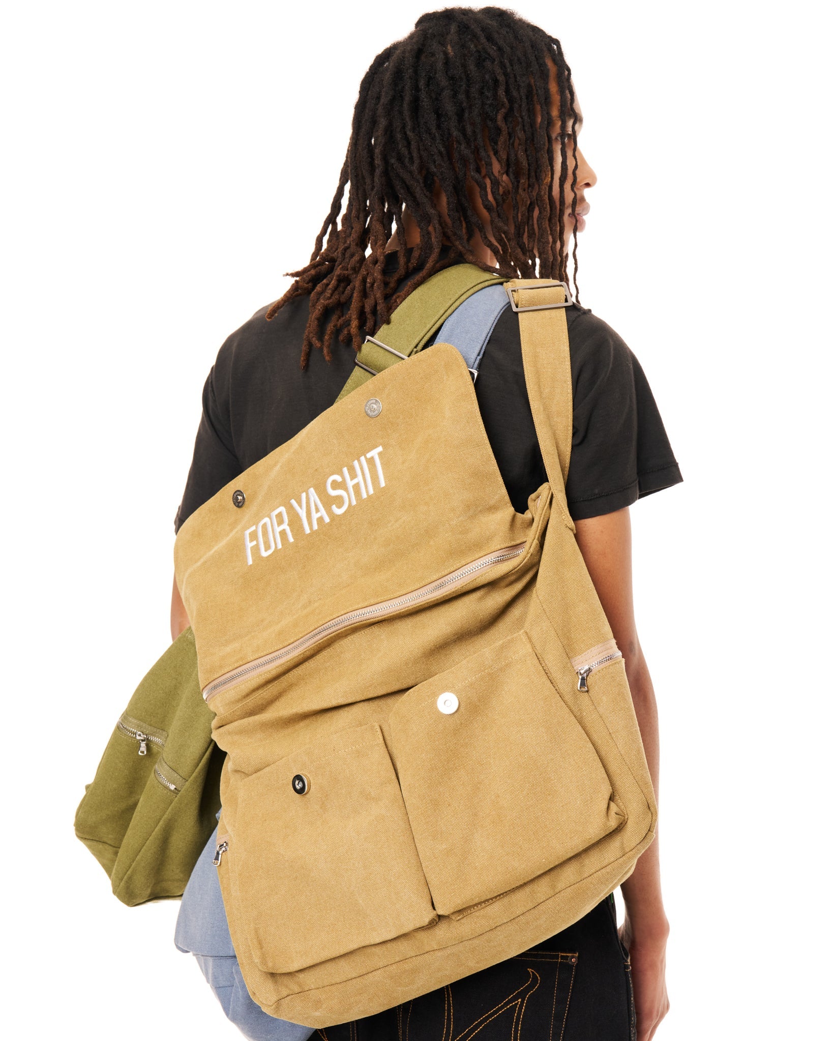 'FYS' Canvas Messenger Bags