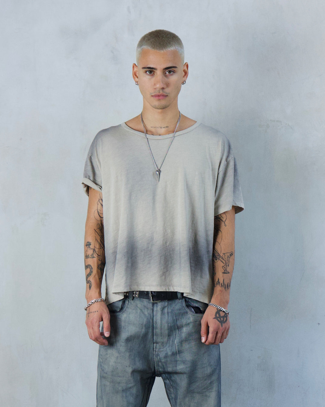 FRAME O.1 'STEEL RUST' COTTON SLUB T-SHIRT