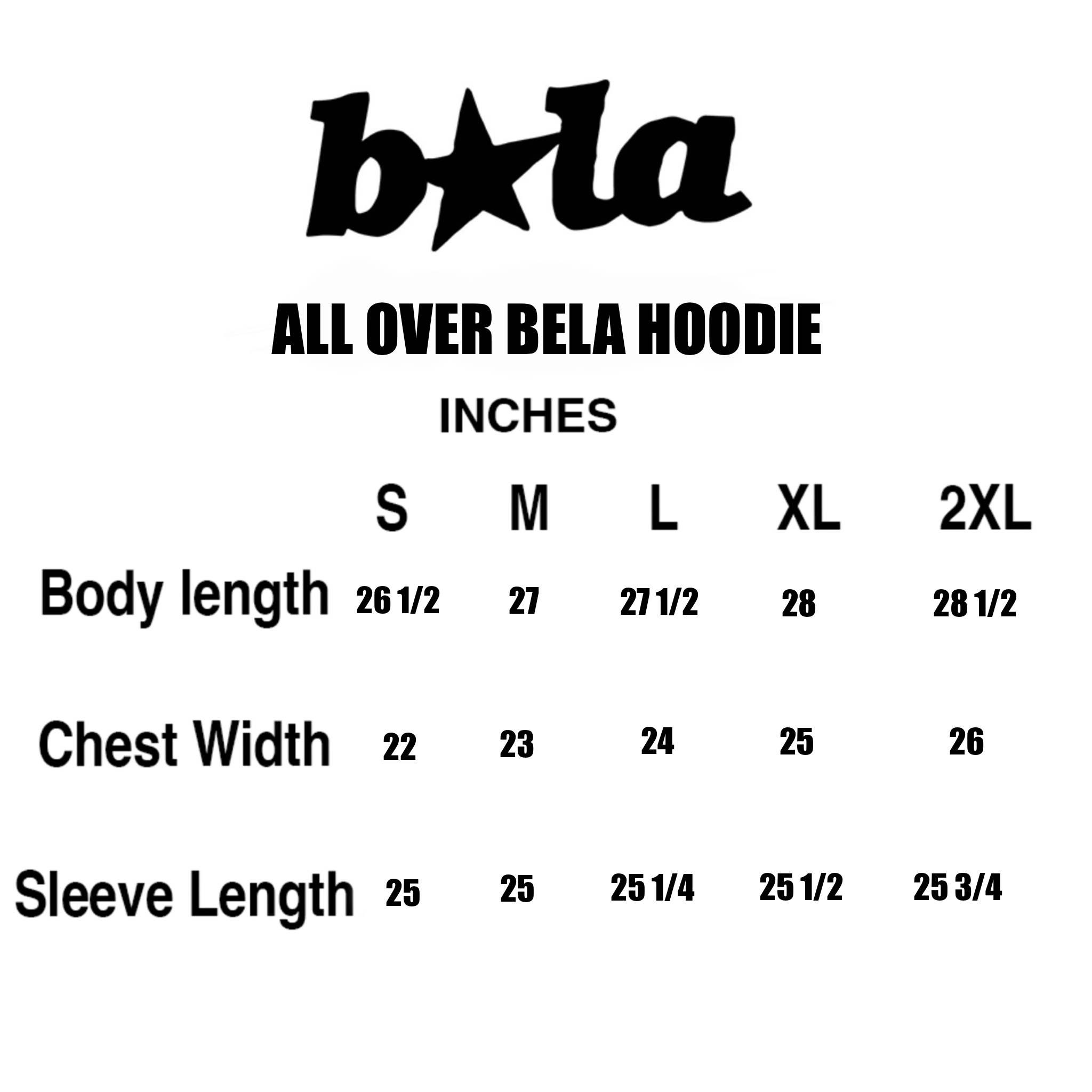 All-over Bela hoodie