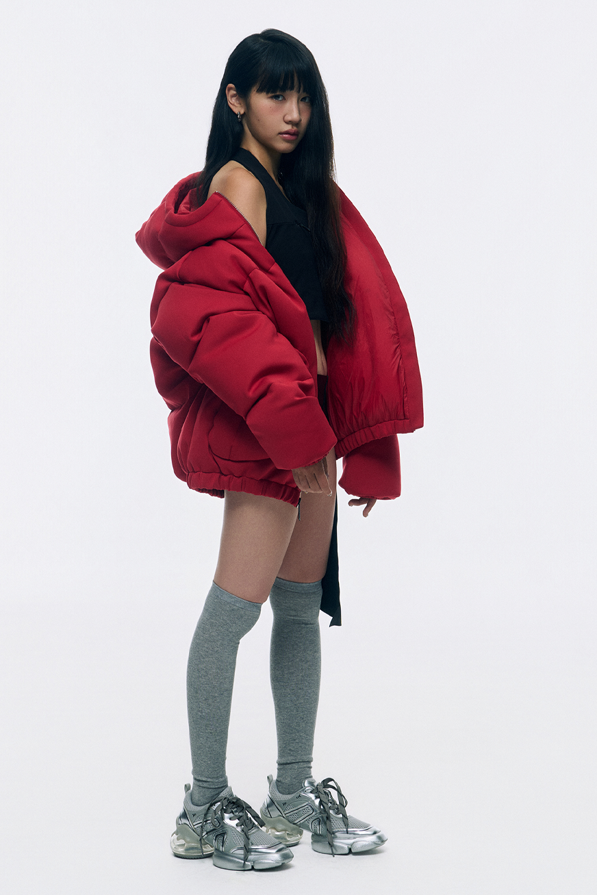 Teletubbie Bubble Jacket (Red)