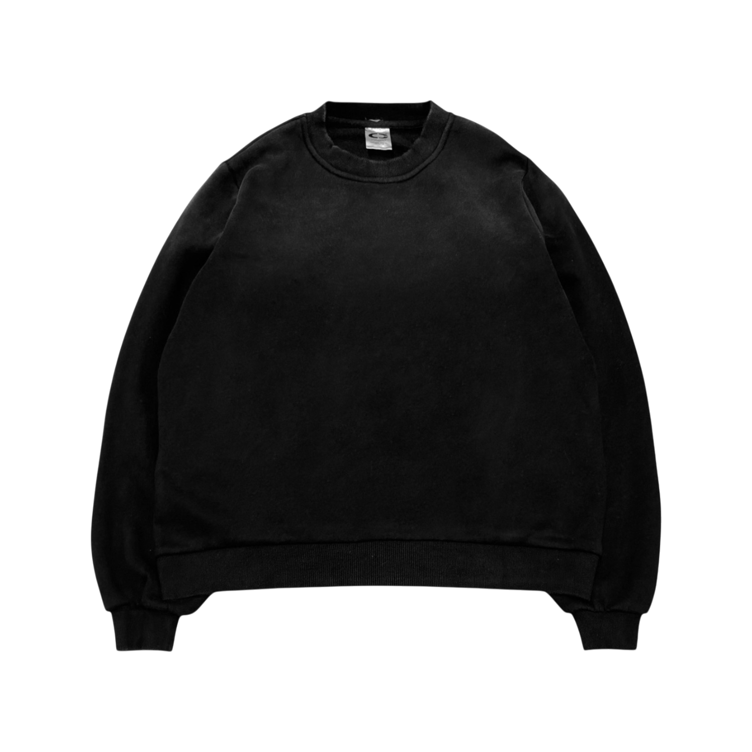 CREWNECK, FADED BLACK