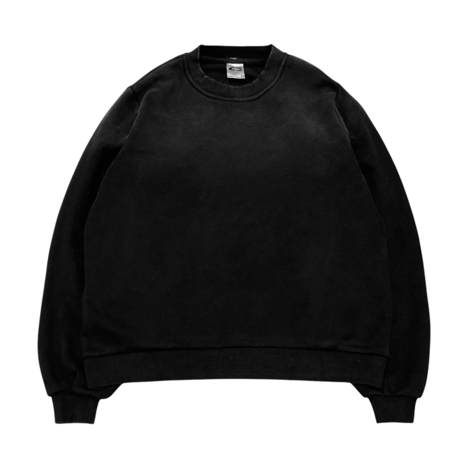 CREWNECK, FADED BLACK