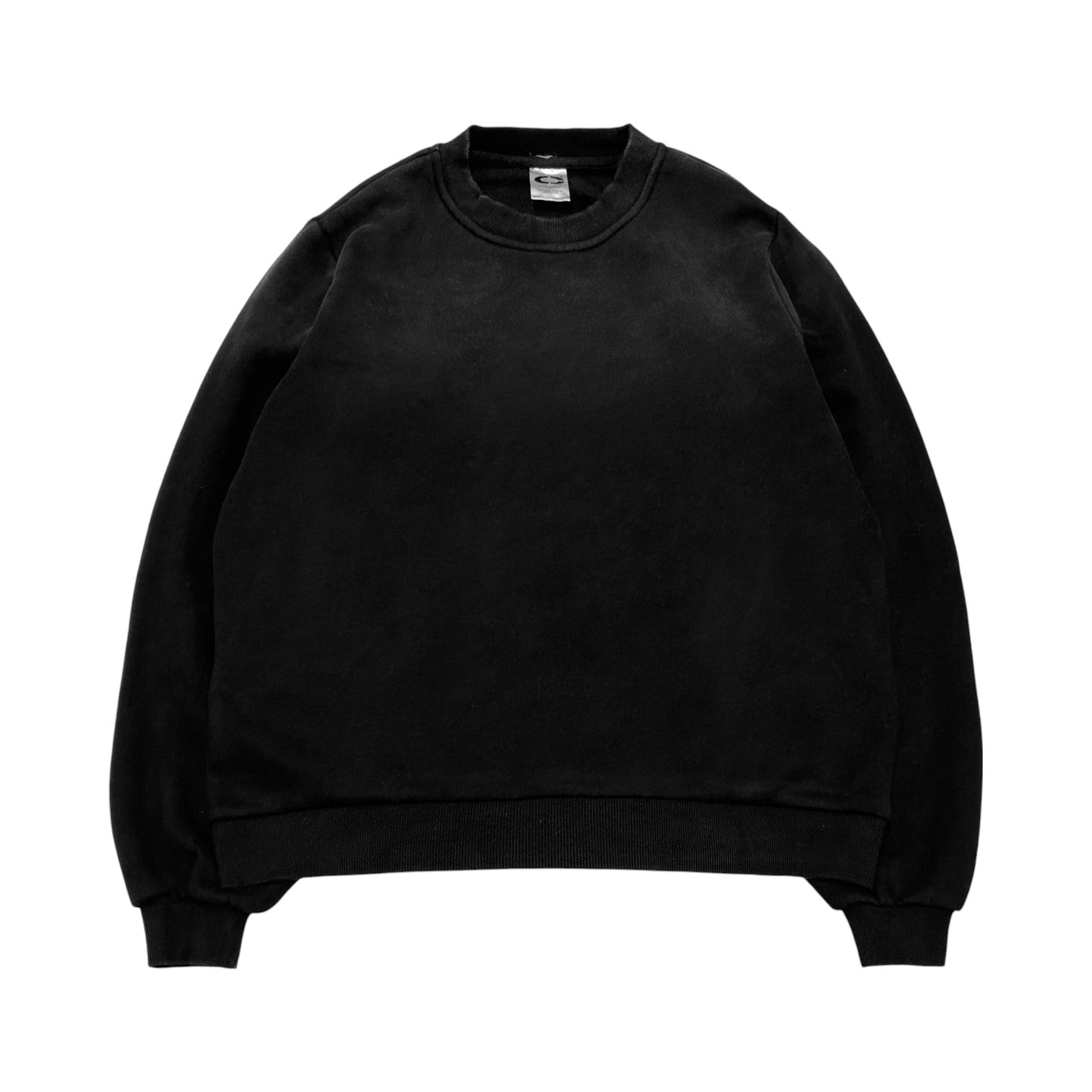 CREWNECK, FADED BLACK