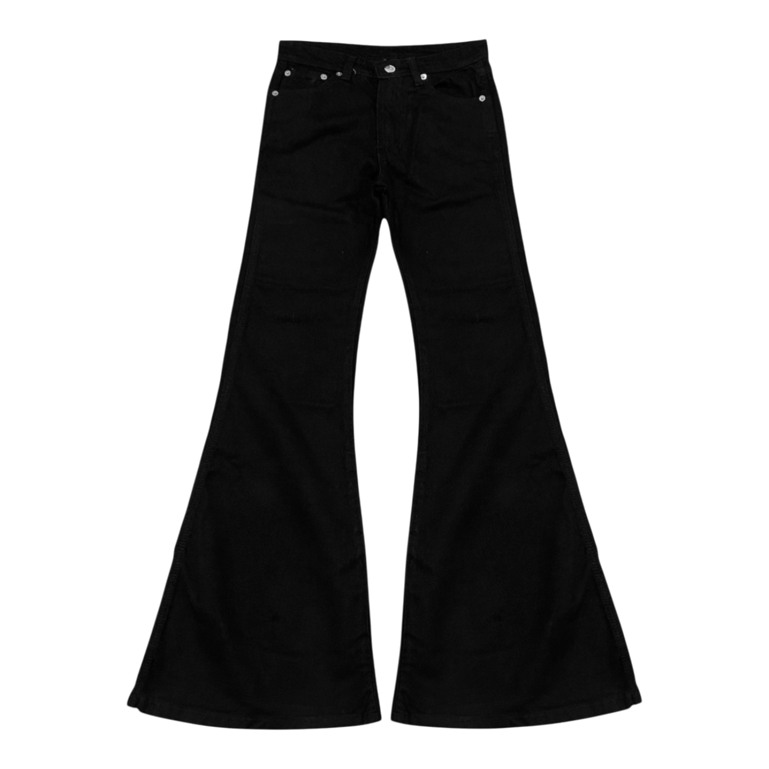 FLARED DENIM, MIDNIGHT BLACK
