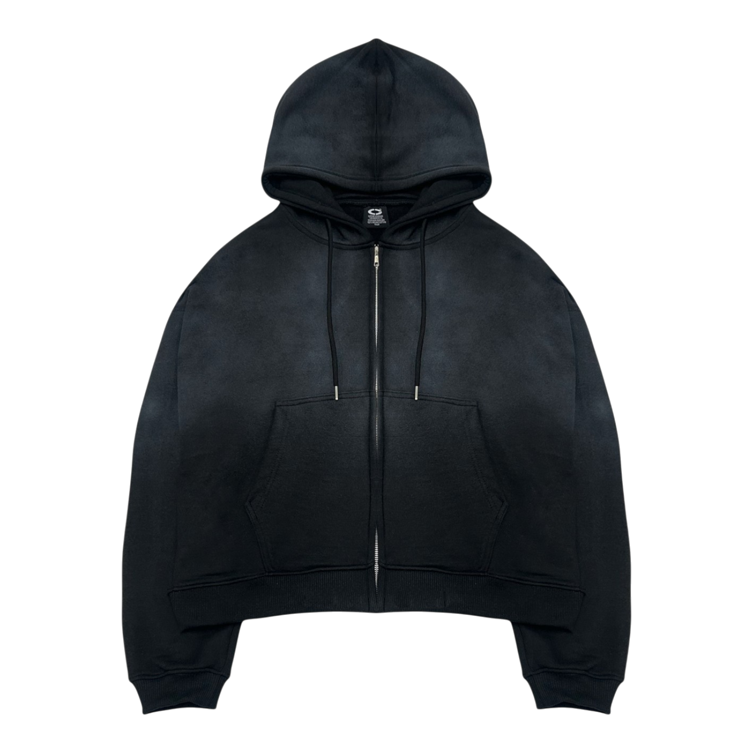 ZIP-UP, GD BLACK