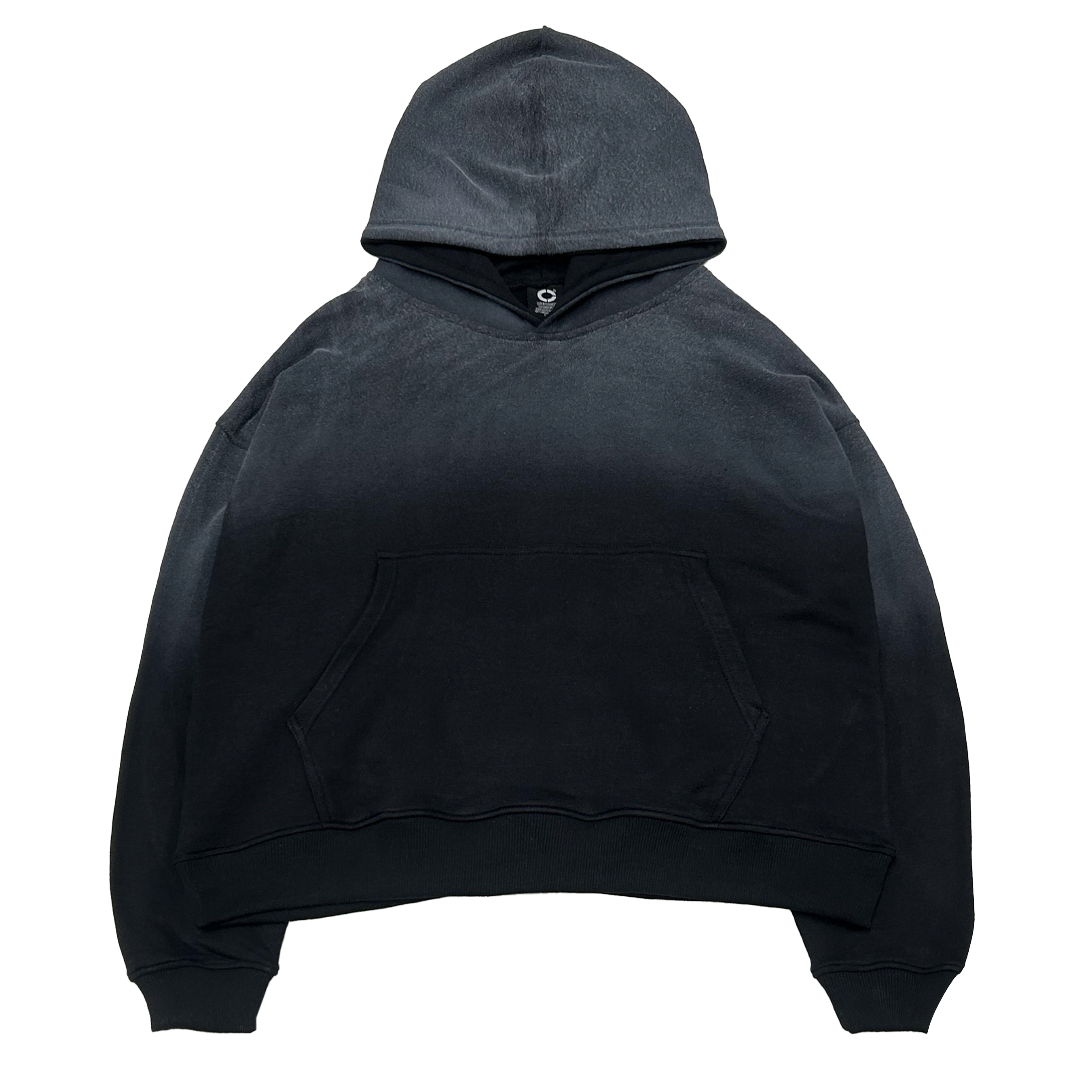 HOODIE, FADED BLACK