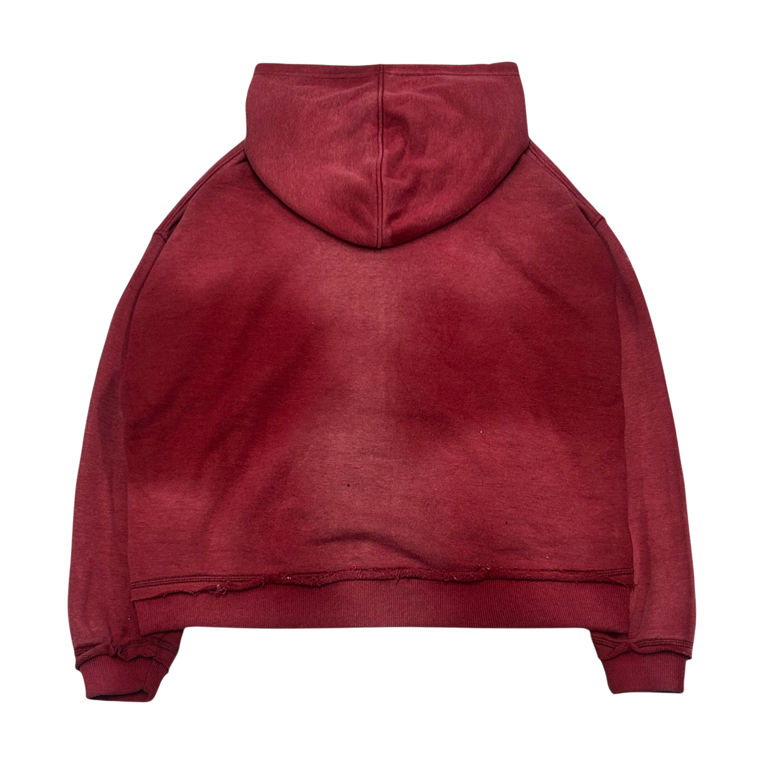 ZIP-UP, BURNT RED