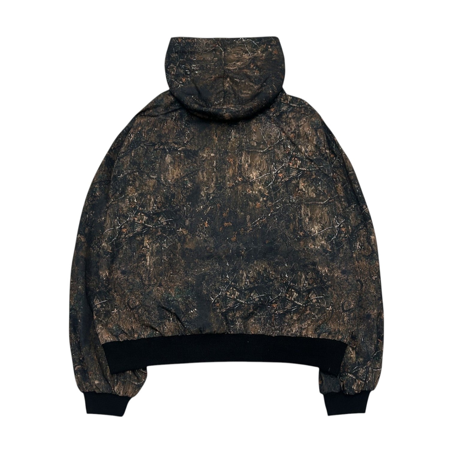 HOODED BOMBER, CAMO
