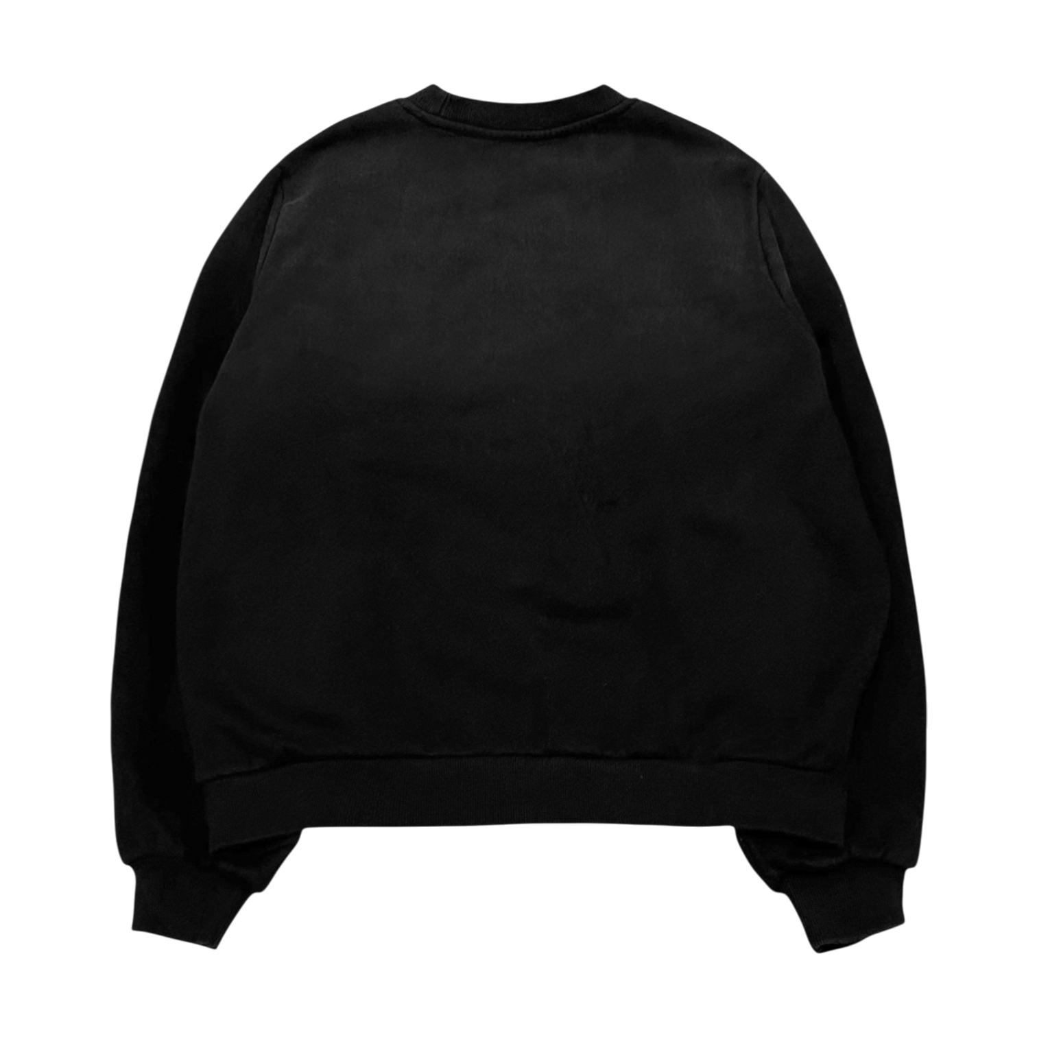 CREWNECK, FADED BLACK