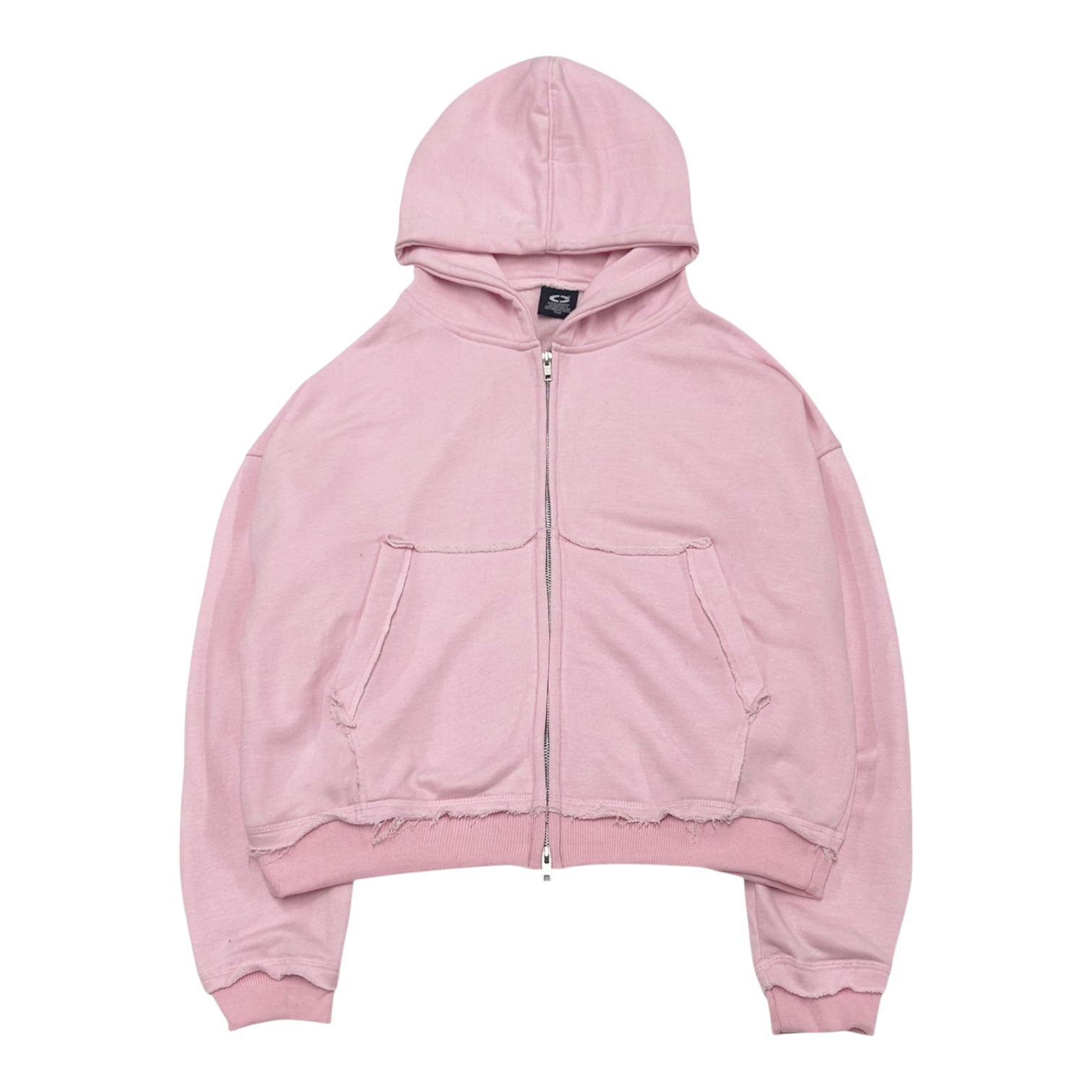ZIP-UP HOODIE, PINK