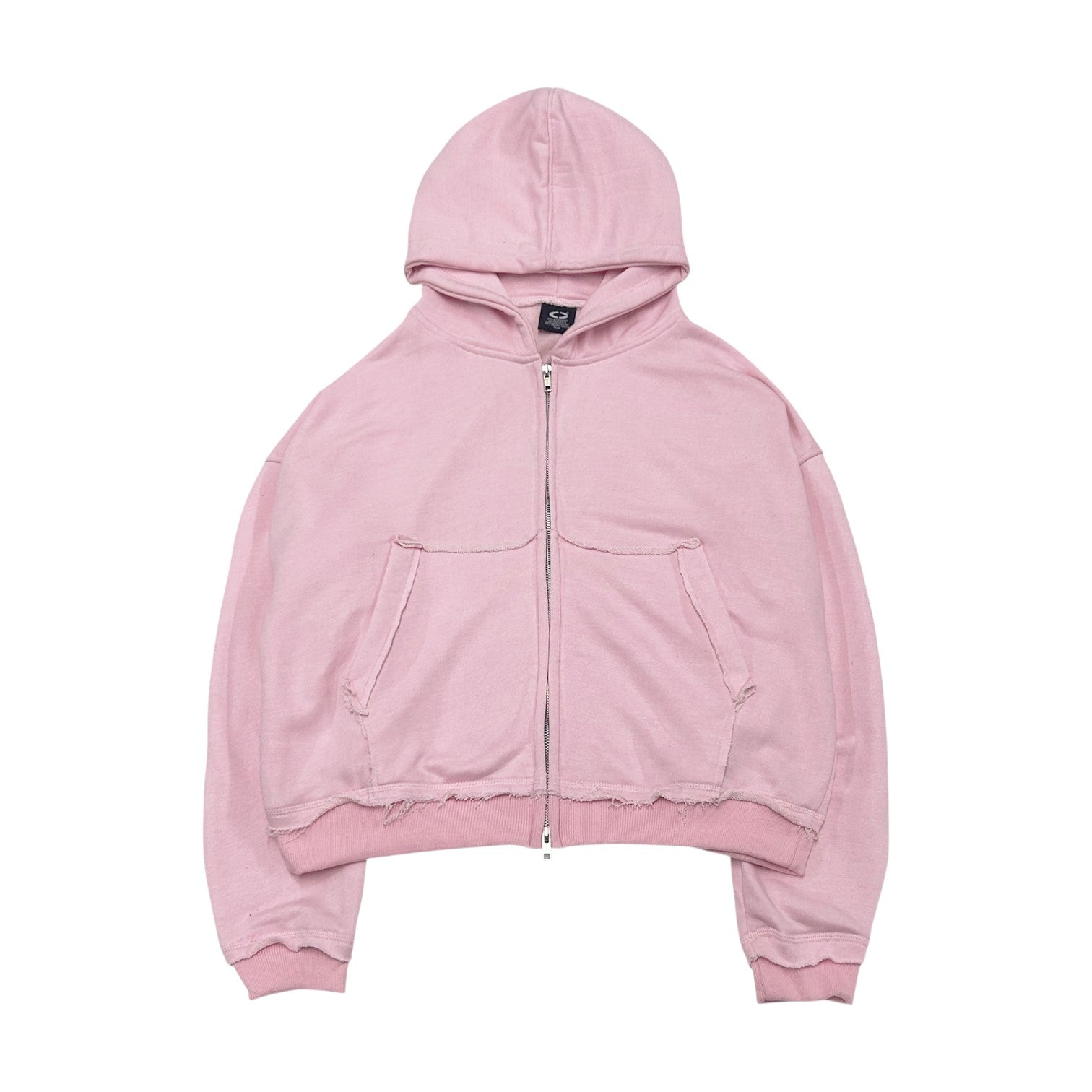ZIP-UP HOODIE, PINK