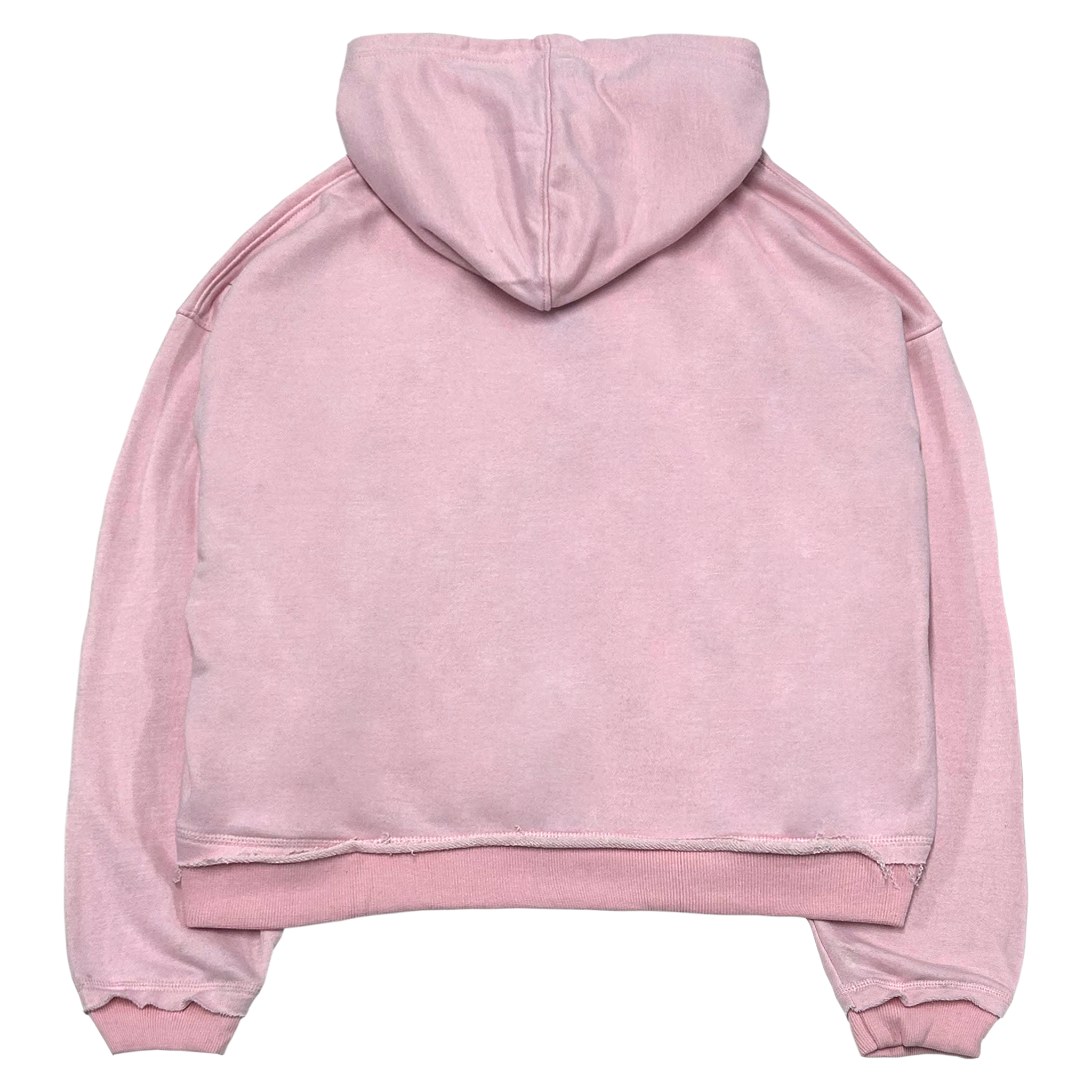 ZIP MIDWEIGHT HOODIE V2, PINK [DISTRESSED]