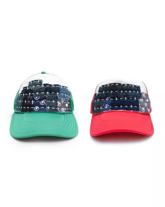 OriginalFani®design/Aki's Gallery Fan-dana™ Patchwork Trucker Hat