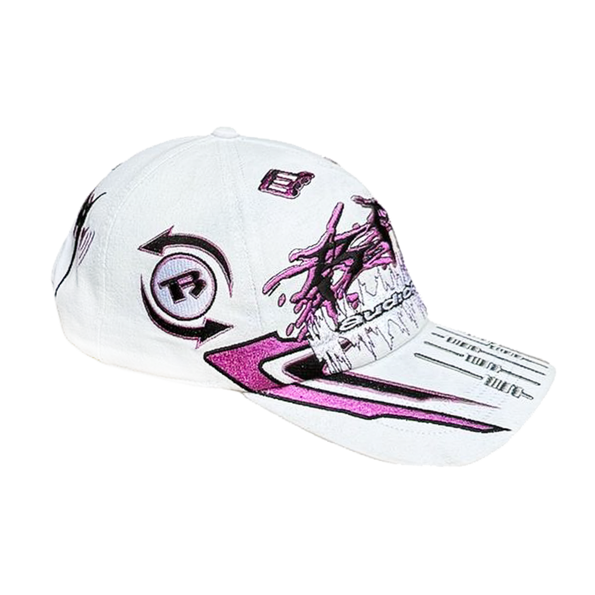 MUSIC HAT (WHITE AND PINK)