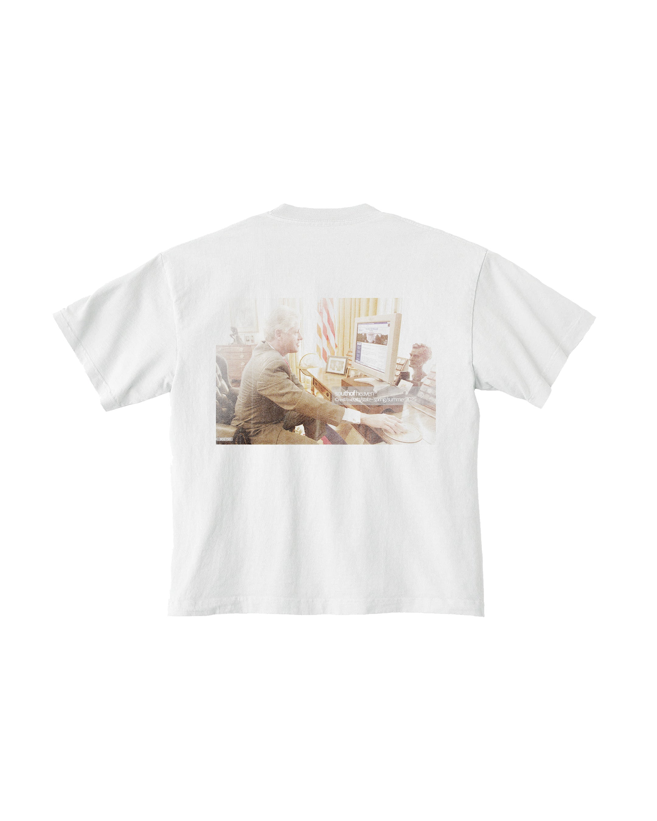 CLINTON - Heavy Box Tee White