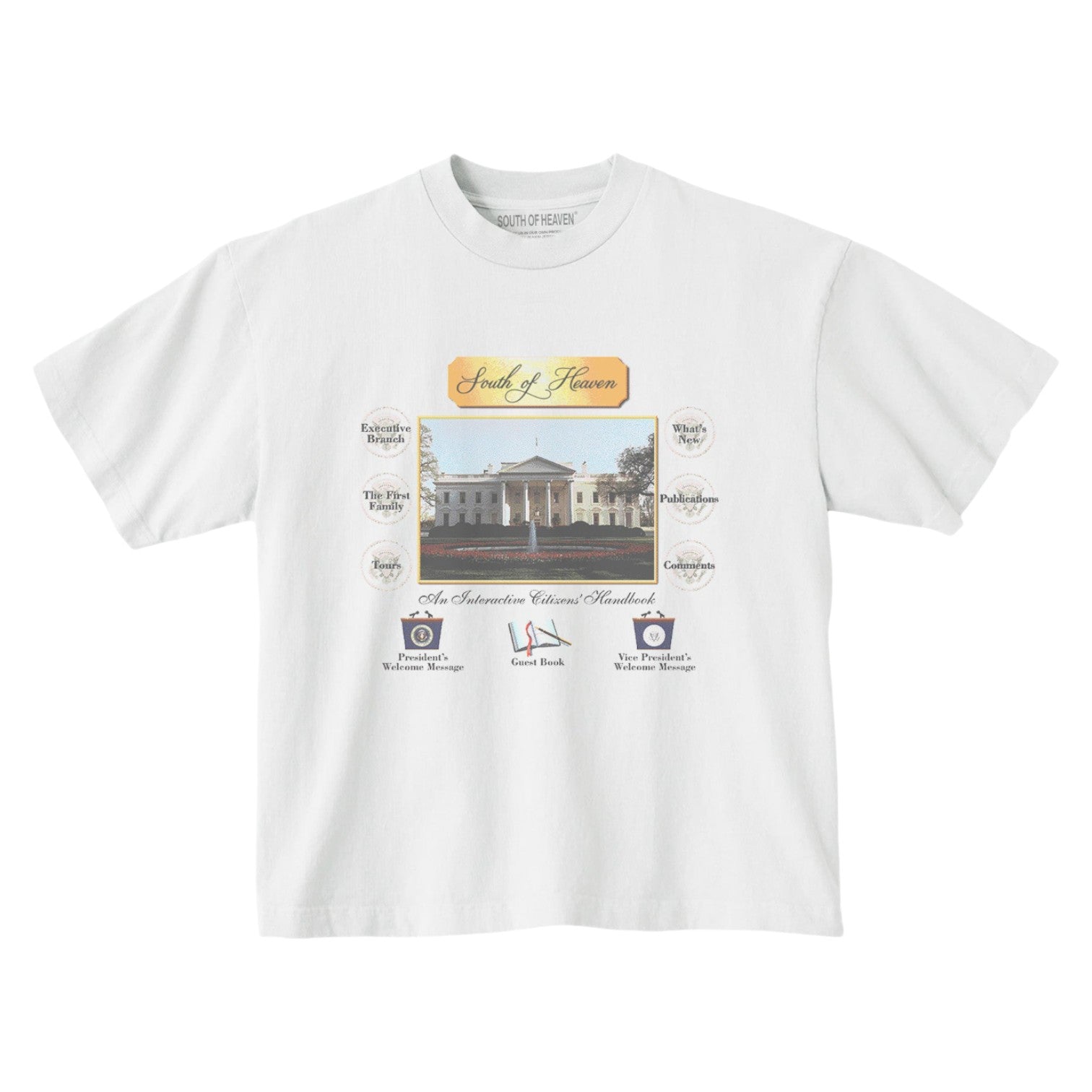 CLINTON - Heavy Box Tee White