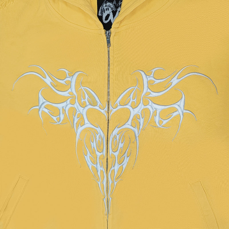 "Y333K" ZIP UP - YELLOW