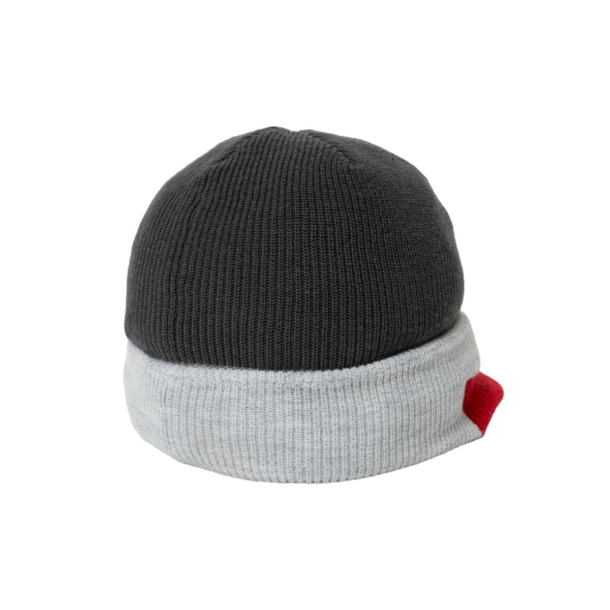 Knitted Peak Beanie - Infrared