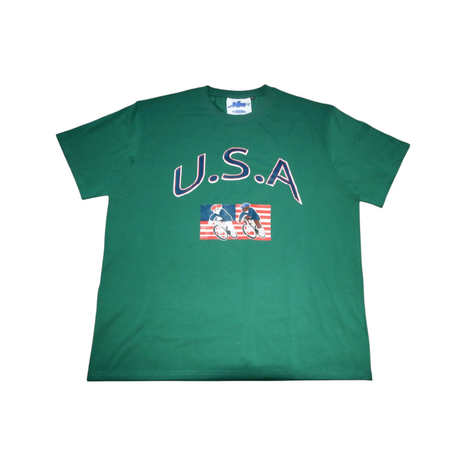 "U.S.A." rsekai t shirt.