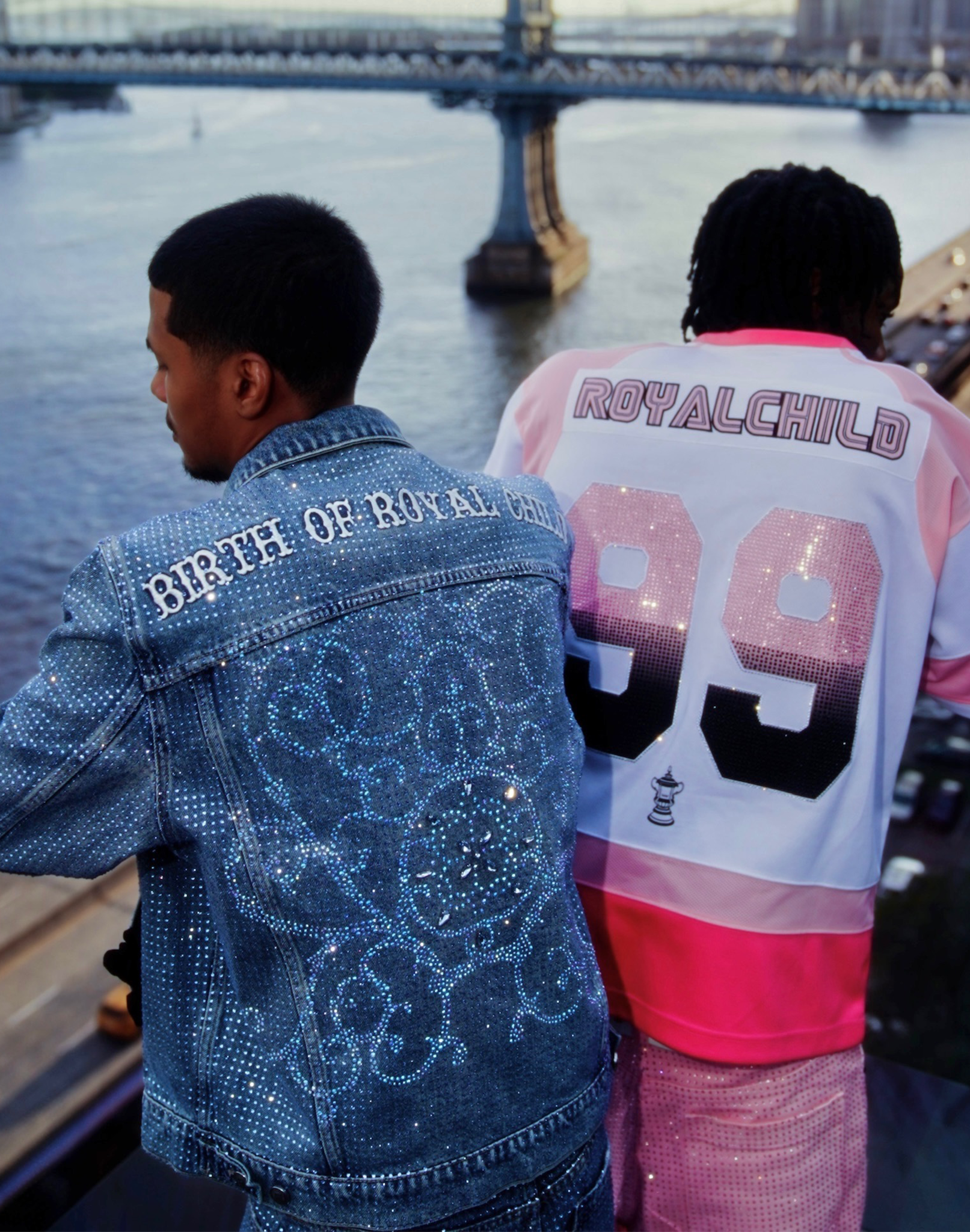 20k Diamond Vine Denim Jacket in BLU