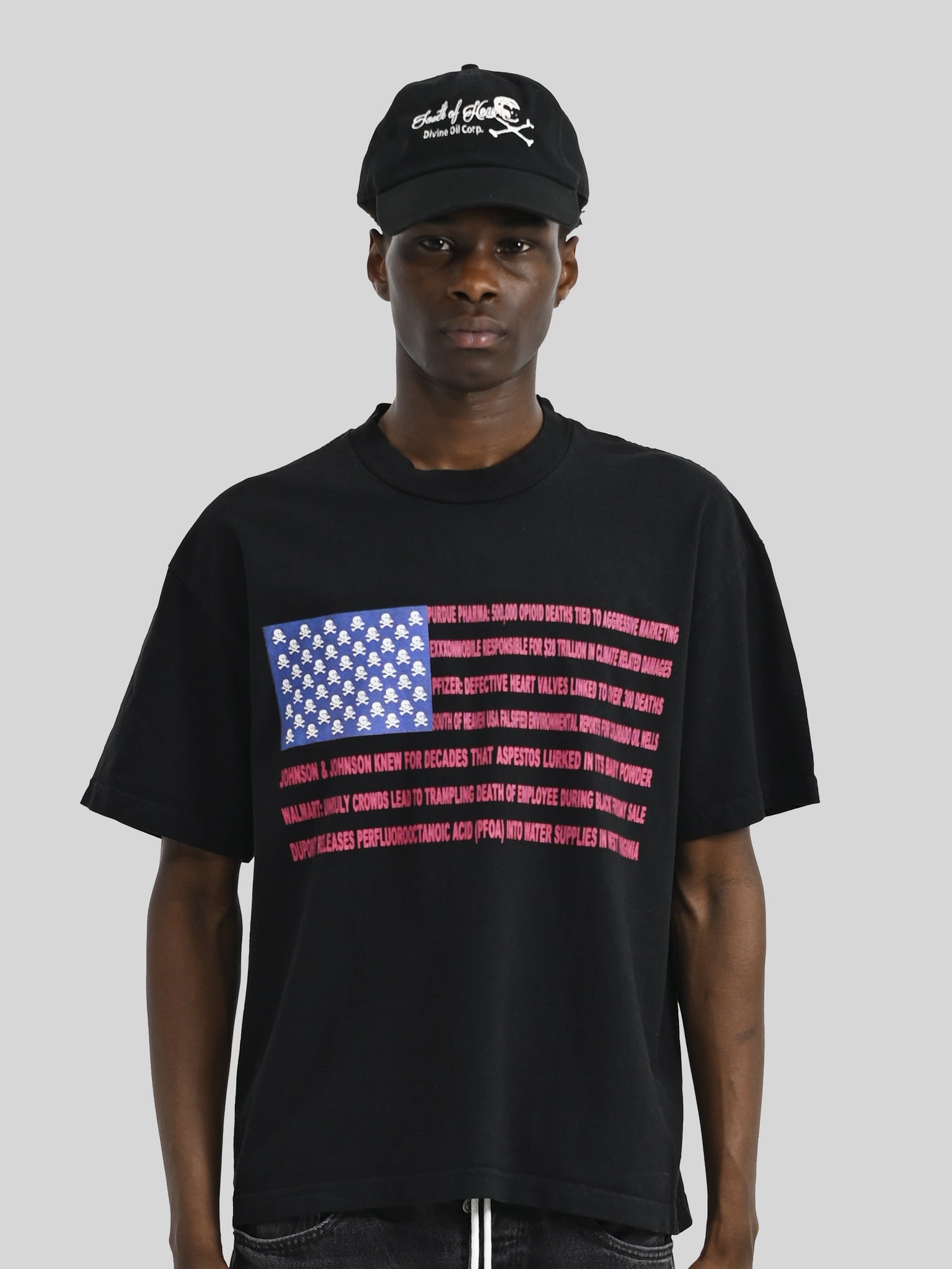 MADE IN AMERIKA - Heavy Box Tee Black
