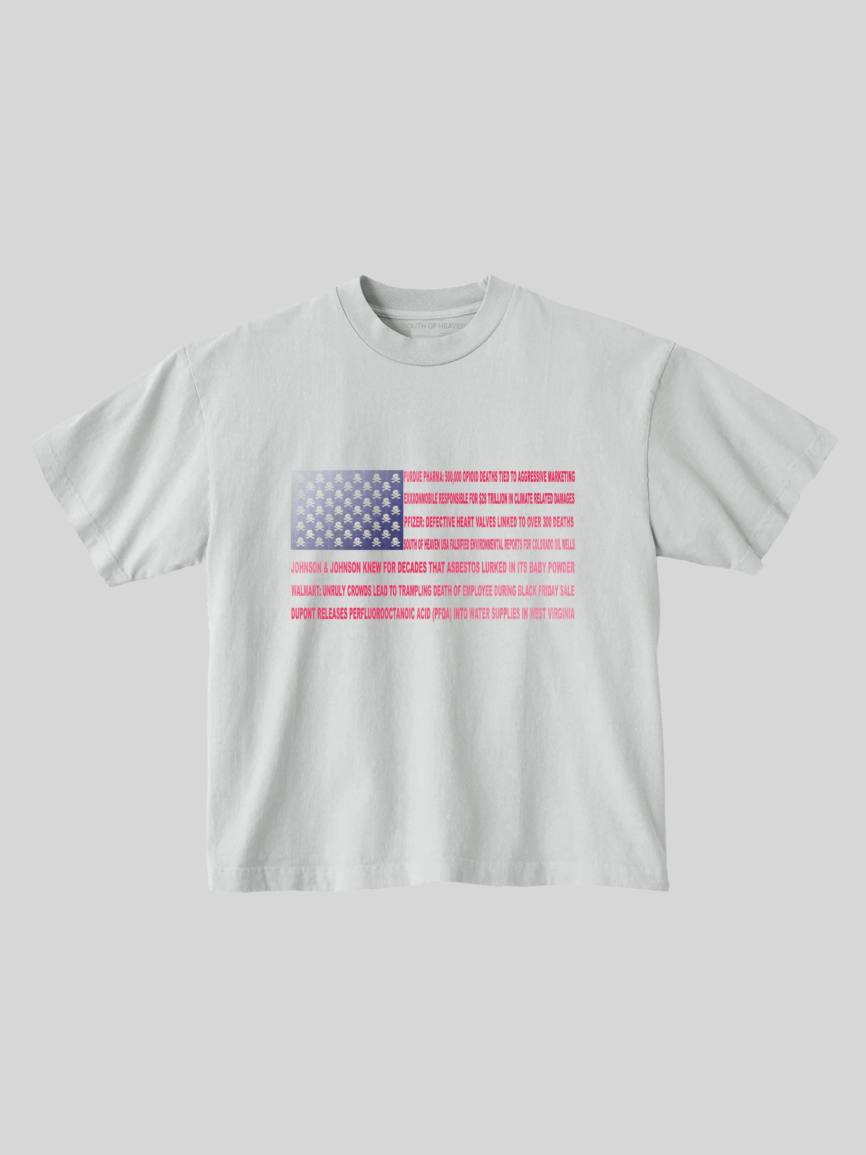 MADE IN AMERIKA - Cement Heavyweight Boxy Tee
