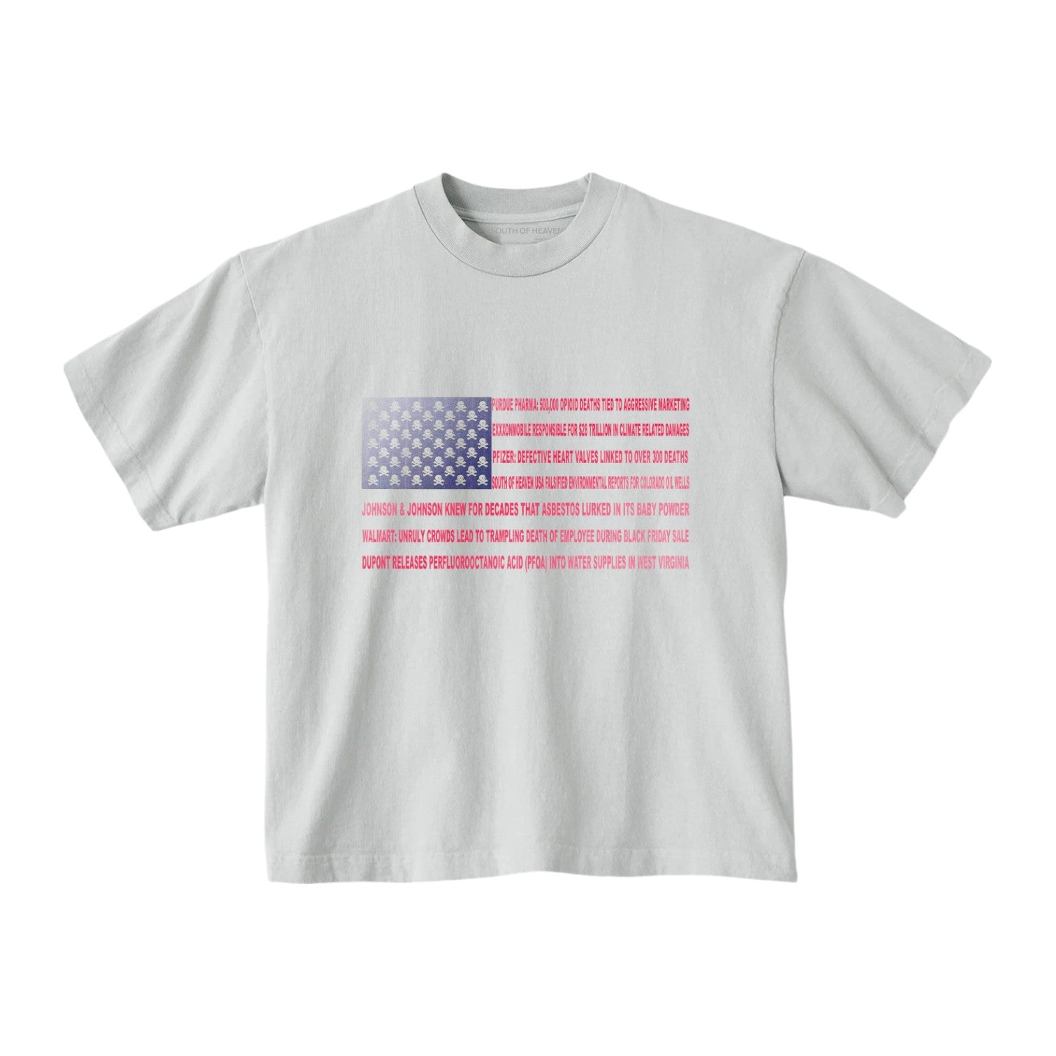 MADE IN AMERIKA - Cement Heavyweight Boxy Tee
