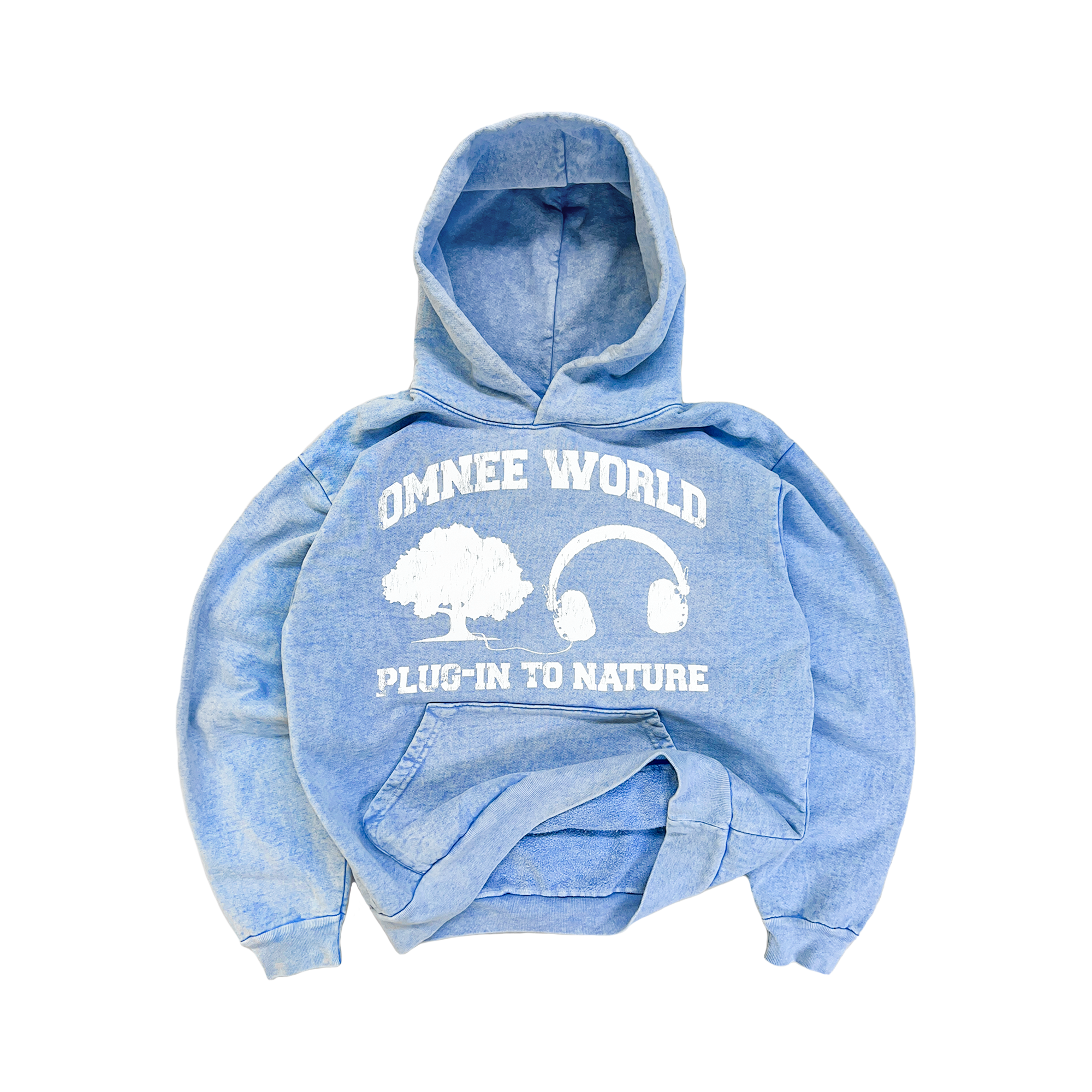 Plug-In To Nature Hoodie Arctic Blue