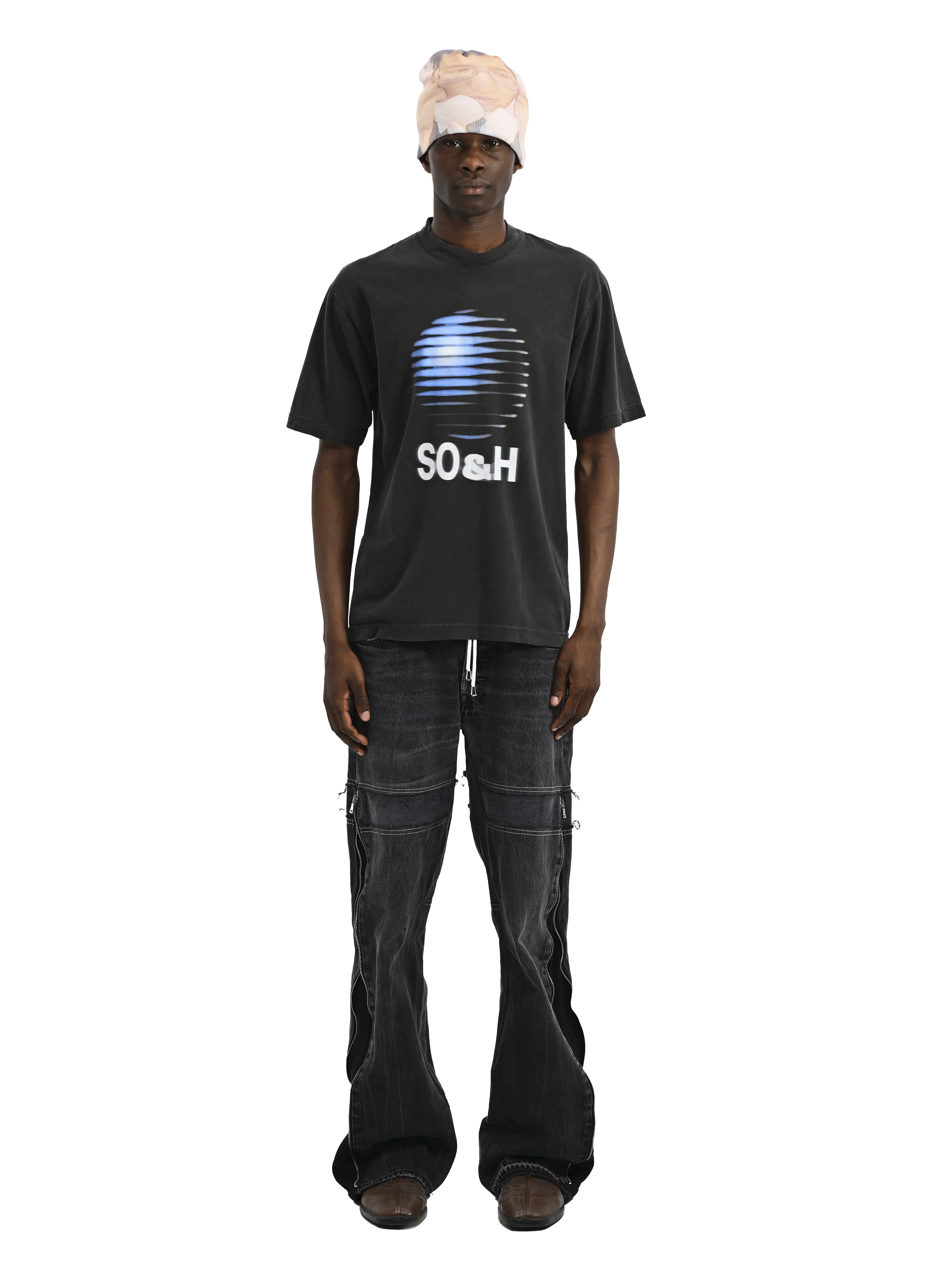 NO SERVICE - Black Heavyweight Tee