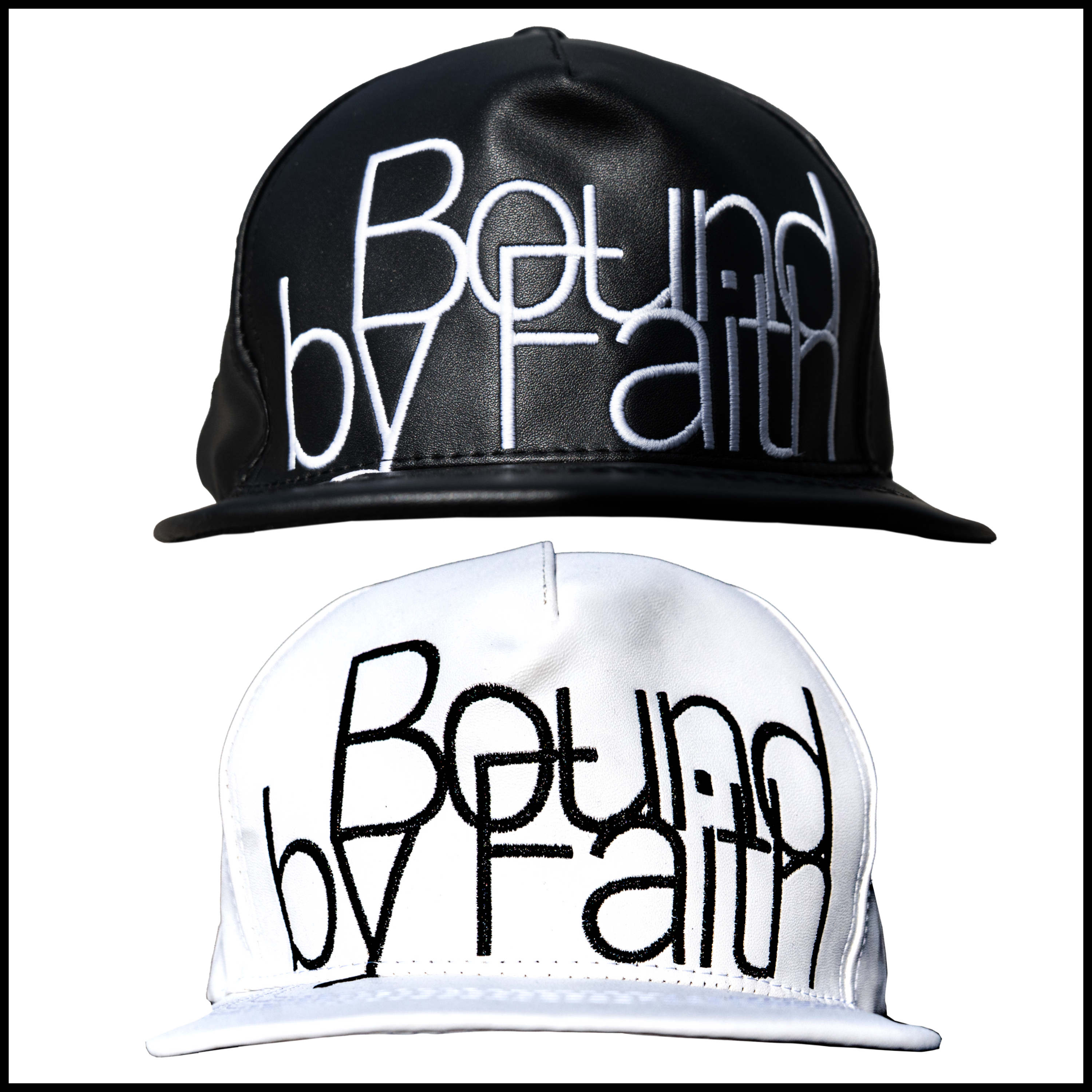 BoundByFaith Leather Snapback