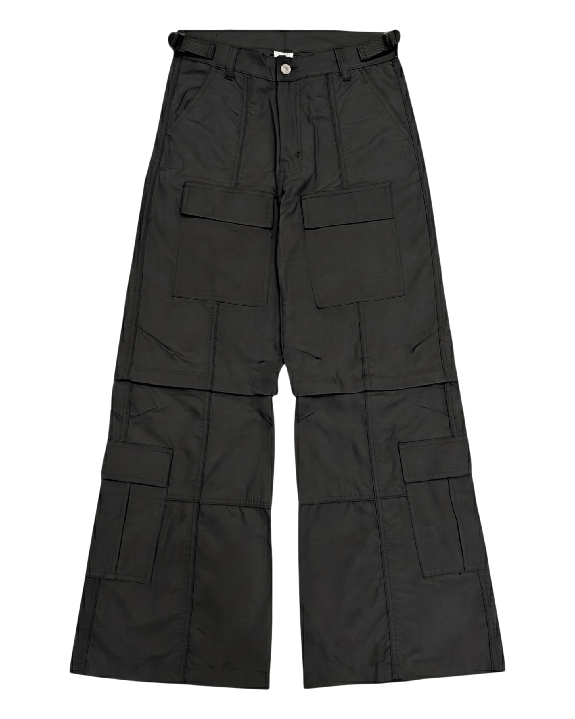 CONVERTIBLE CARGO PANTS, BLACK