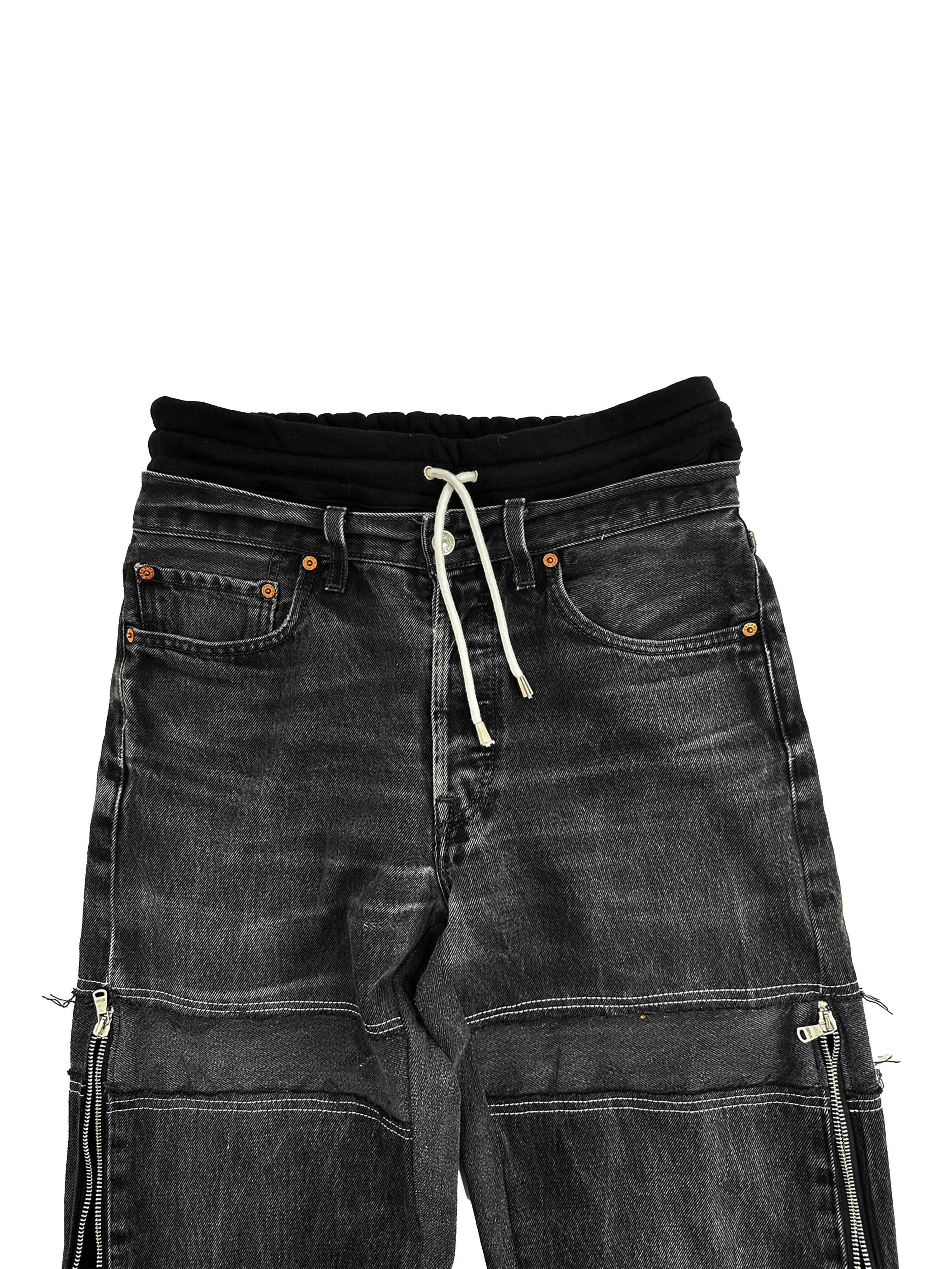 HYBRID SWEATDENIM - Dark Wash