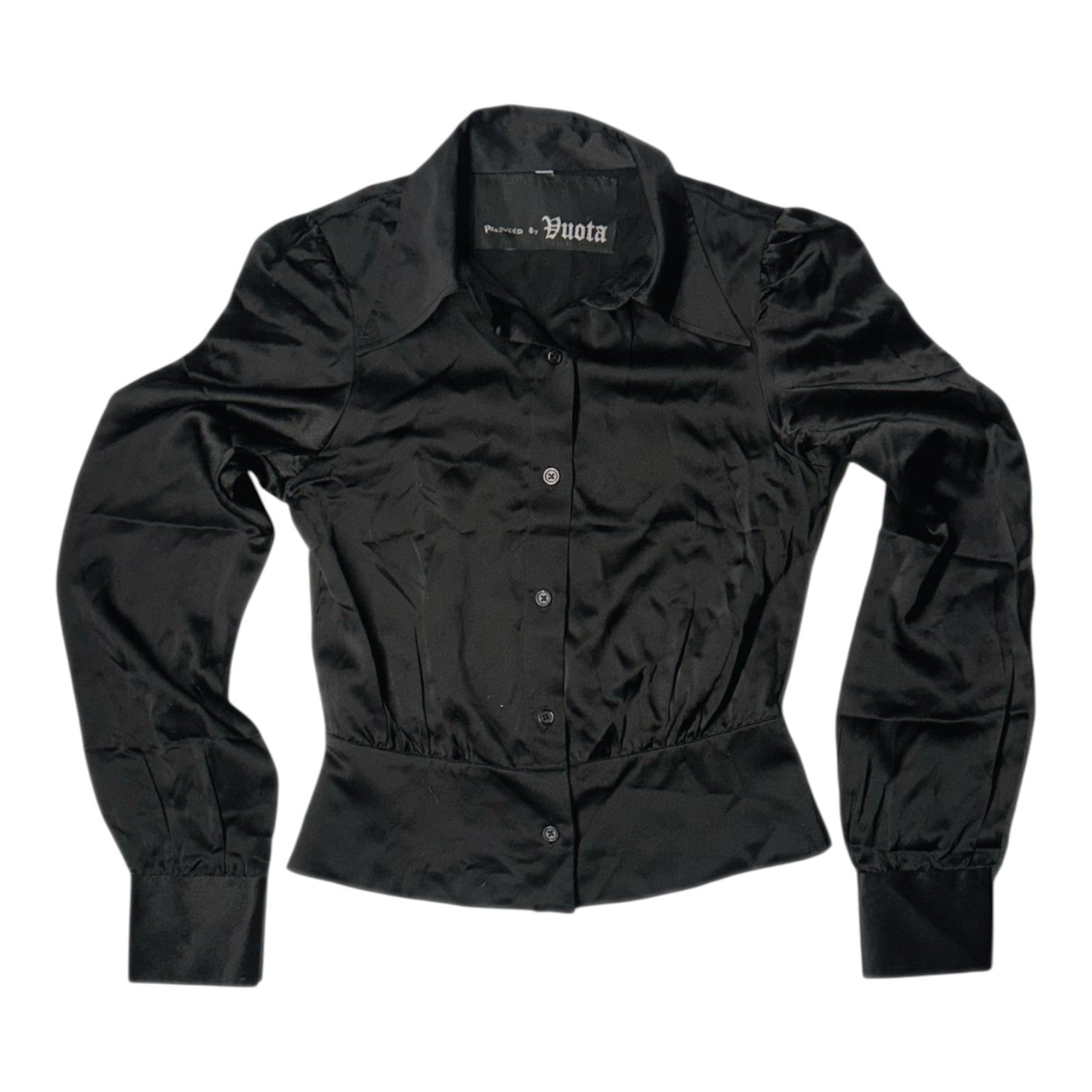 Silk spearpoint blouse