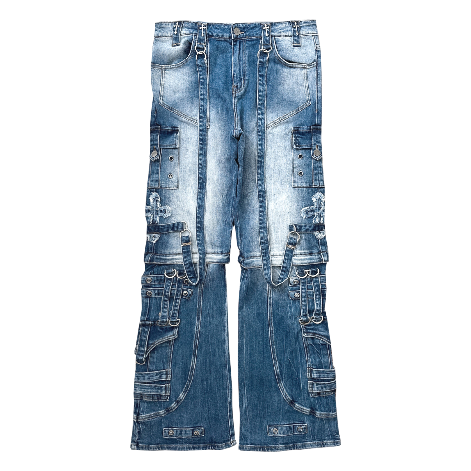 "Vanished" Raver Jeans V3 (Washed Blue)