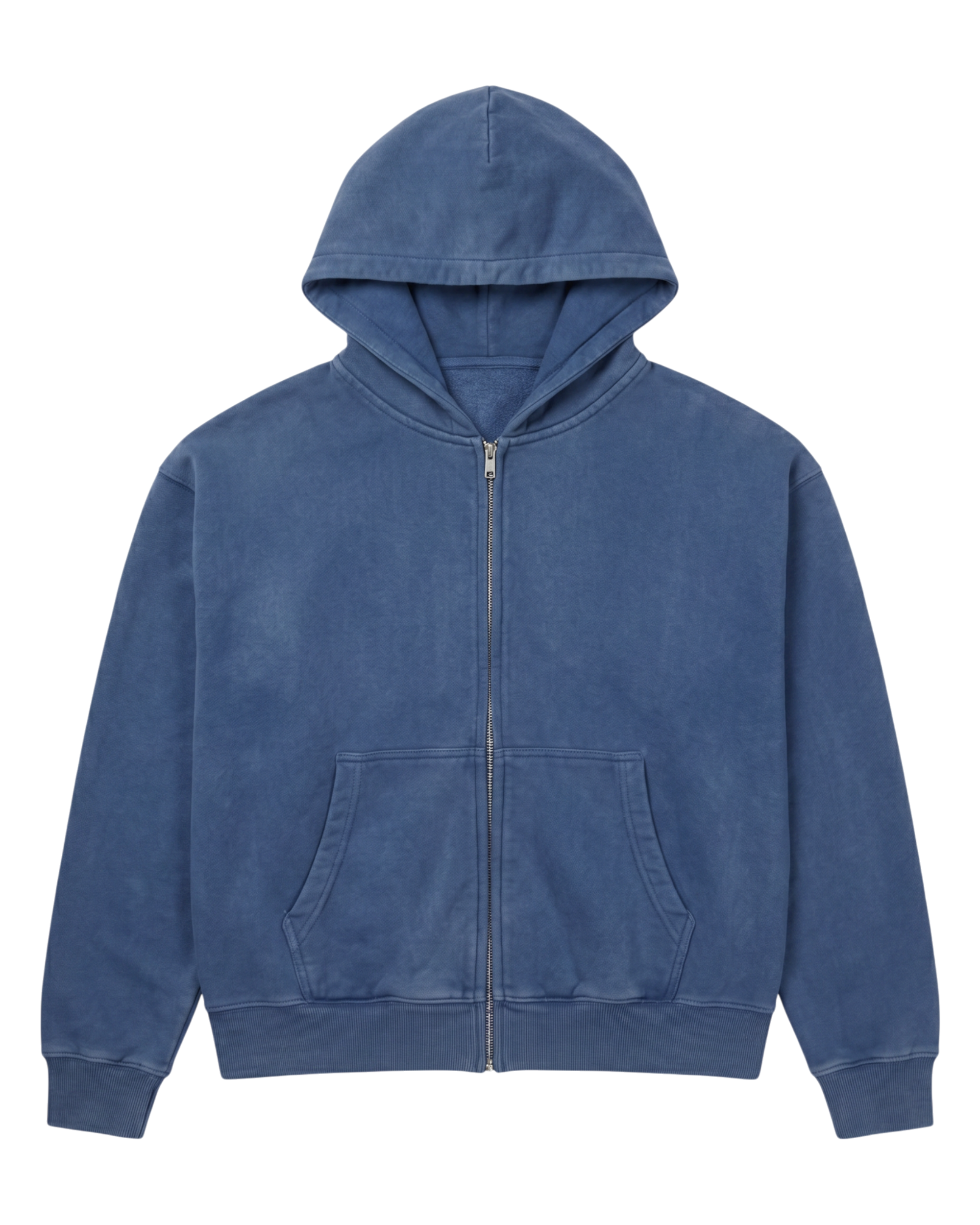 HEAVYWEIGHT ZIP-UP HOODIE, BLUE