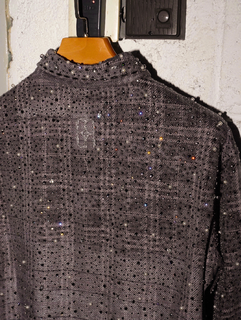 20K Diamond Pearl Shirt in Grey