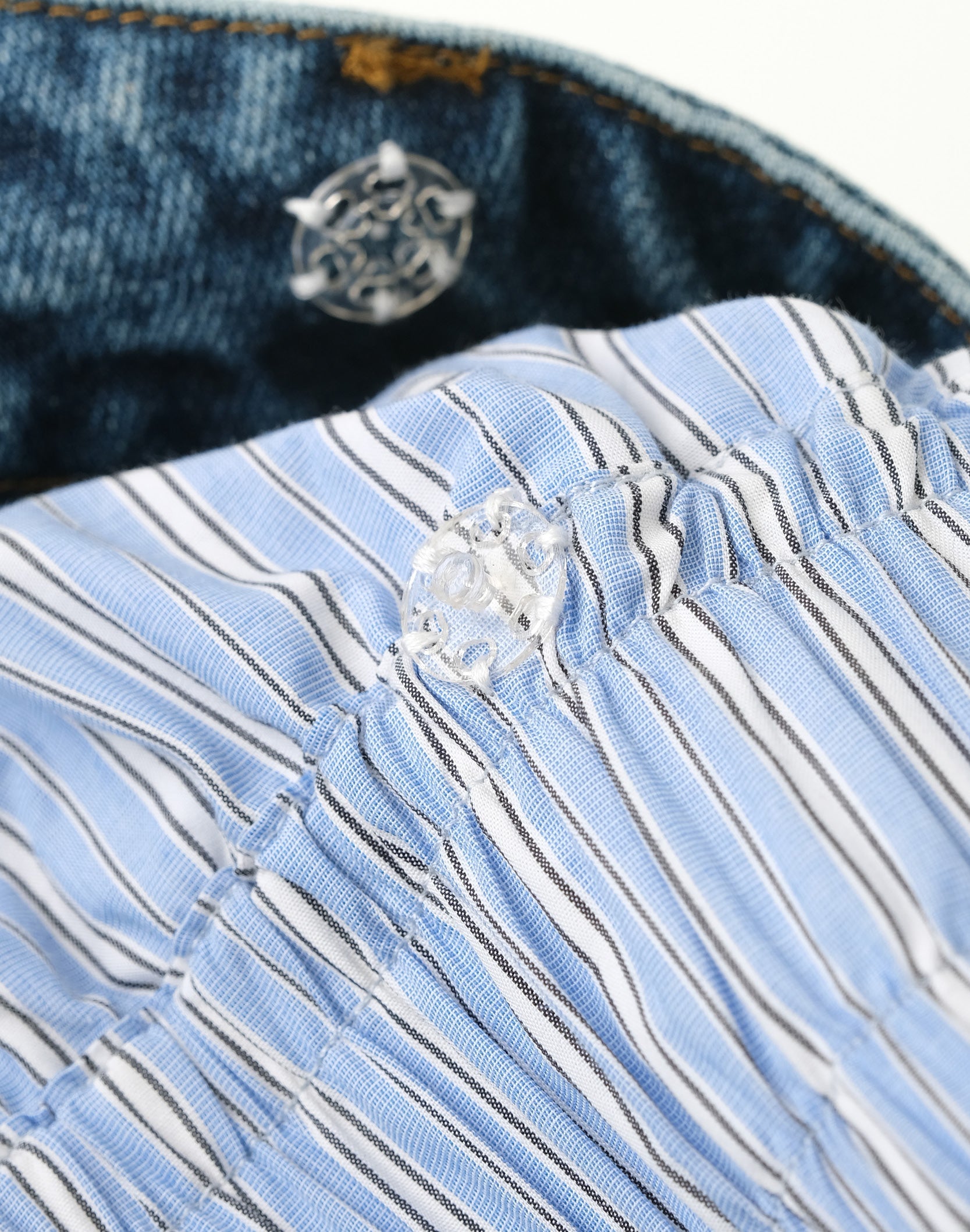 Fluid Dual Waist Baggy Denim