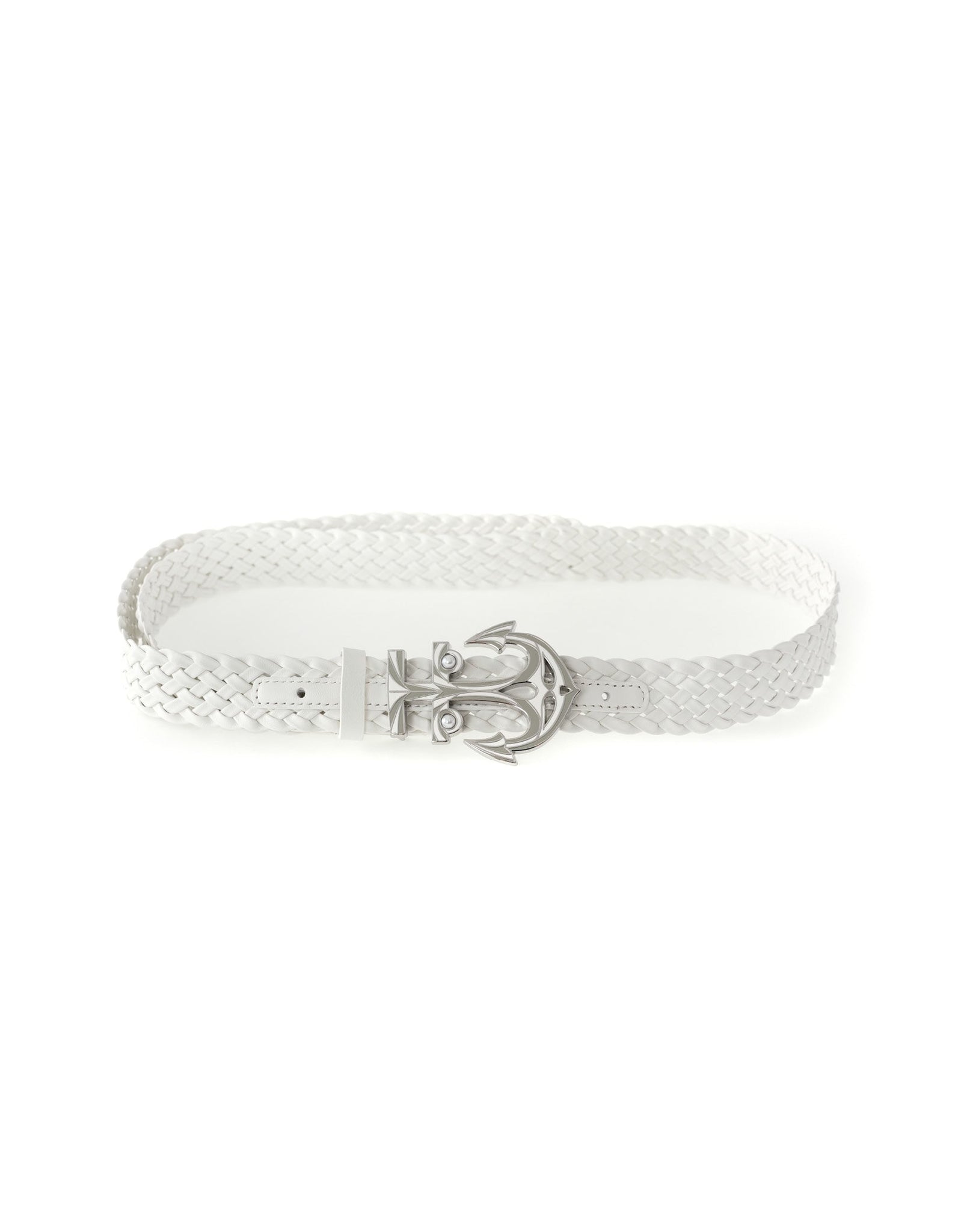 Braided Anchor Belt in White