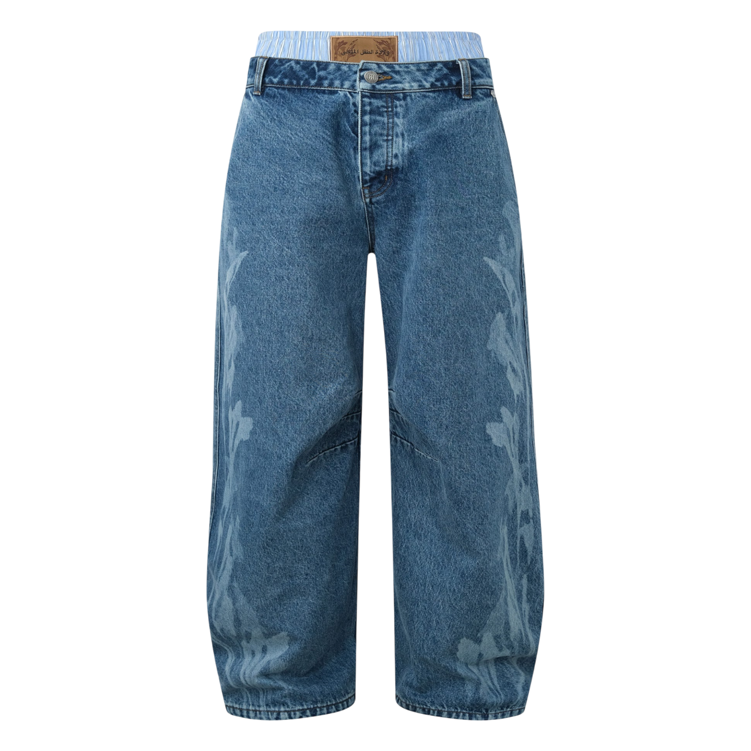 Fluid Dual Waist Baggy Denim