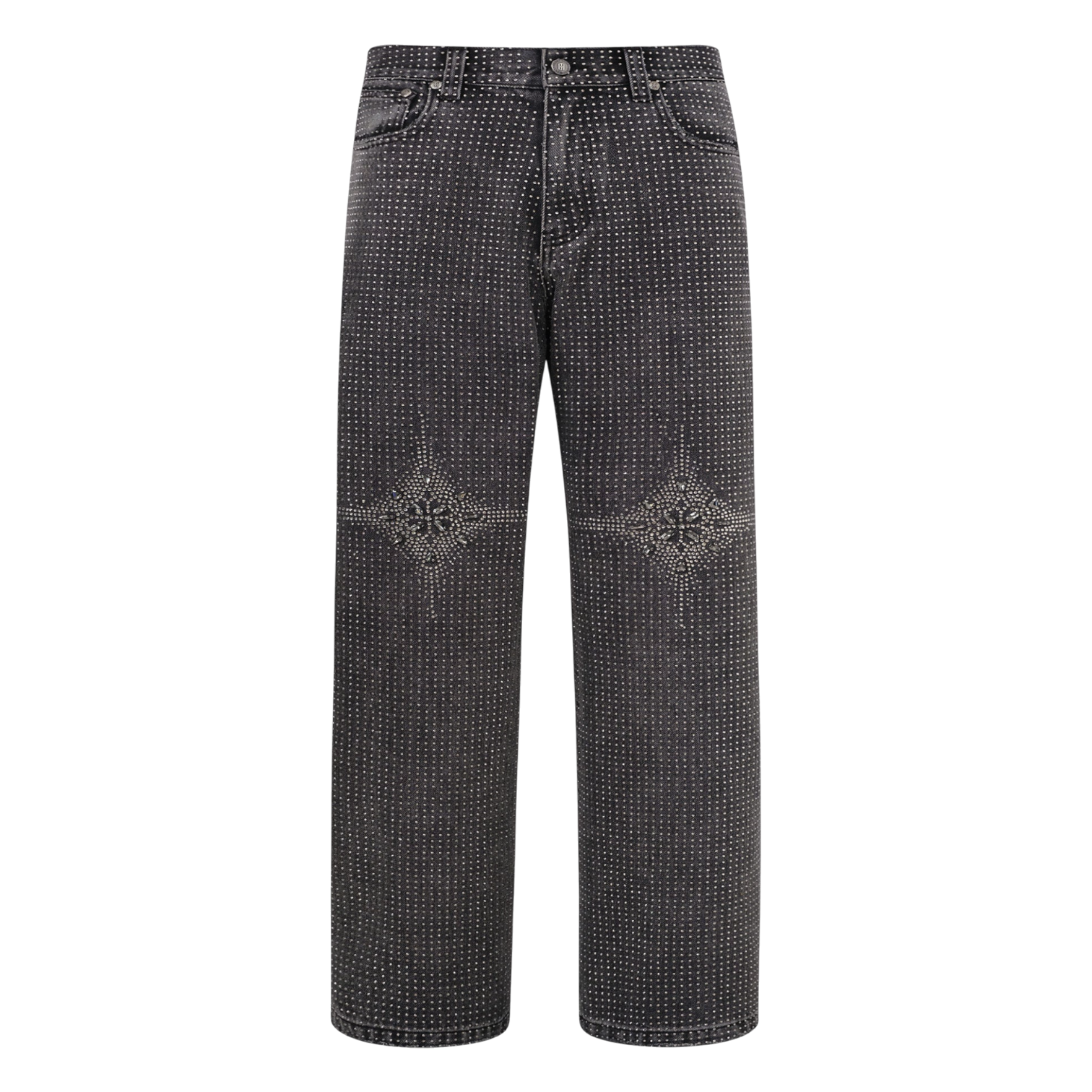 20K Diamond Stellar Denim Pants IN Black