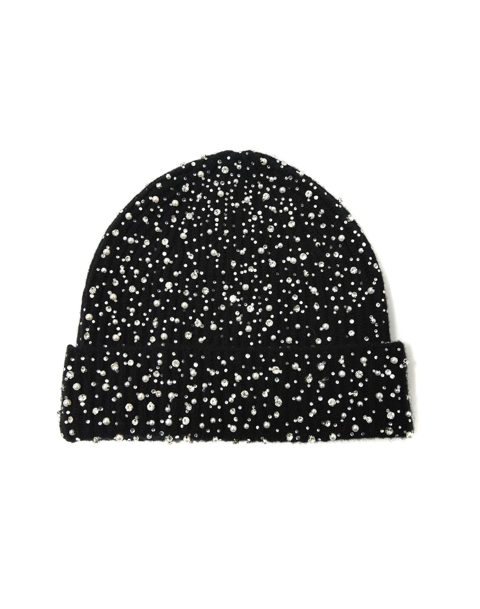 Pearl & Rhinestone Beanie