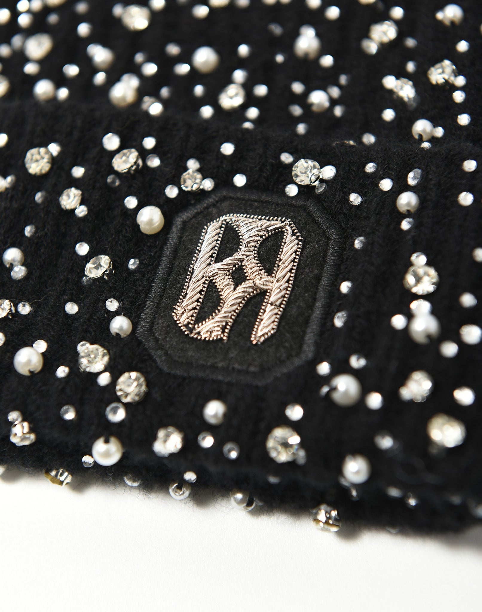 Pearl & Rhinestone Beanie