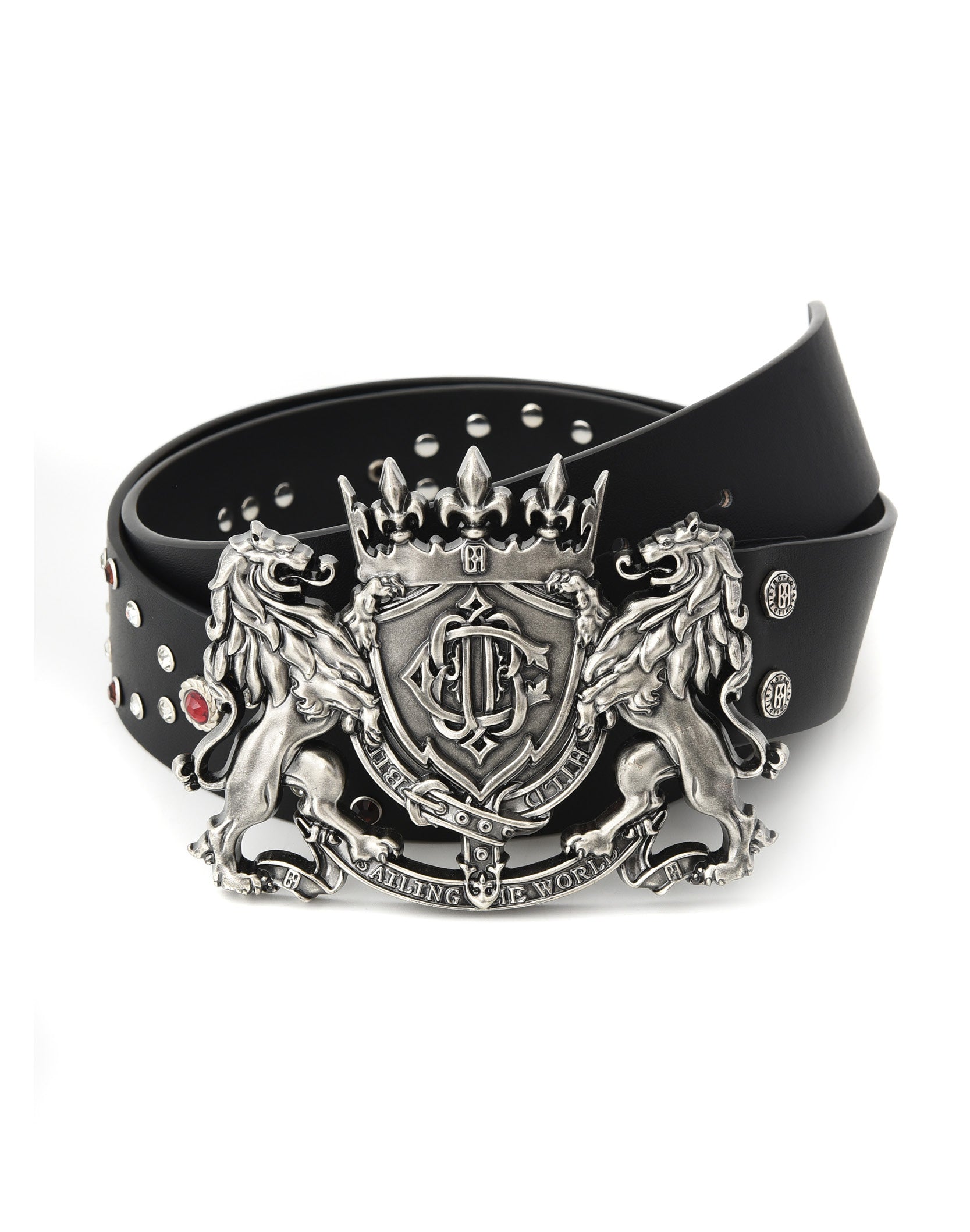 Lion Medal Leather Belt